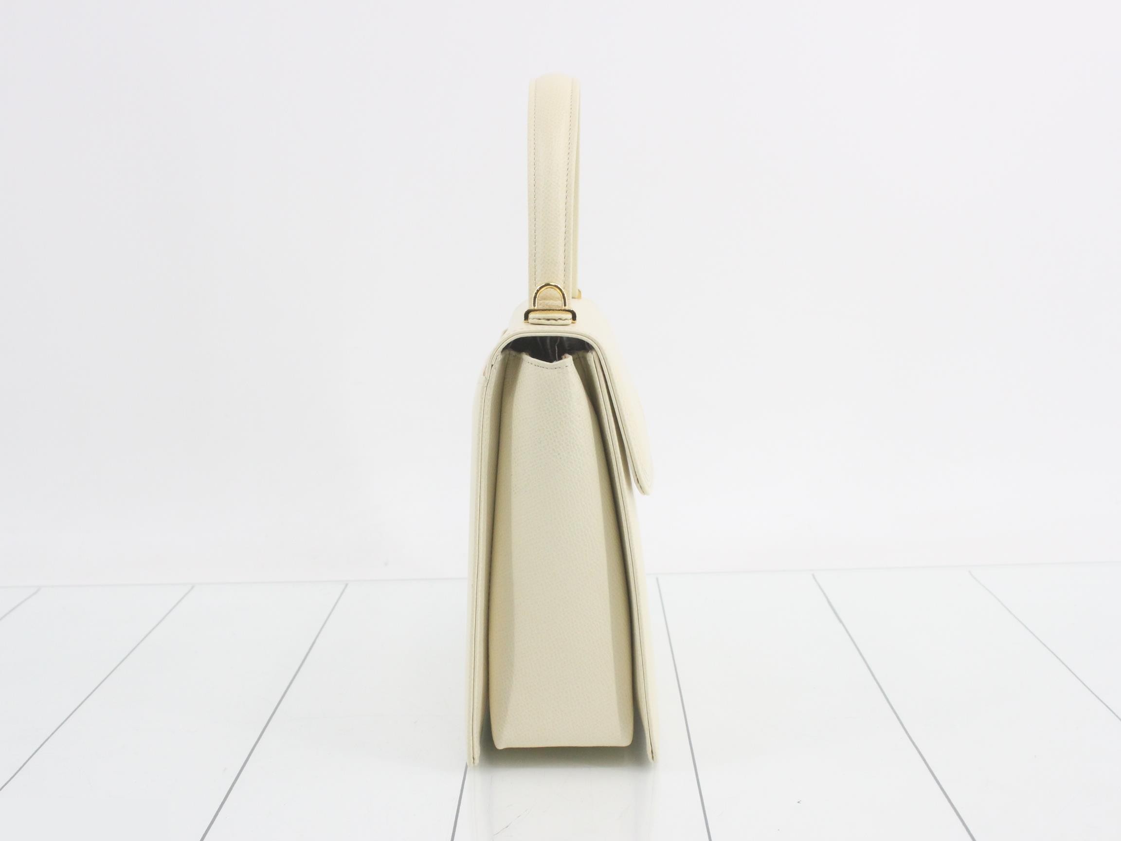 Other lines: 2-way bag with long strap, leather, ivory — view 4
