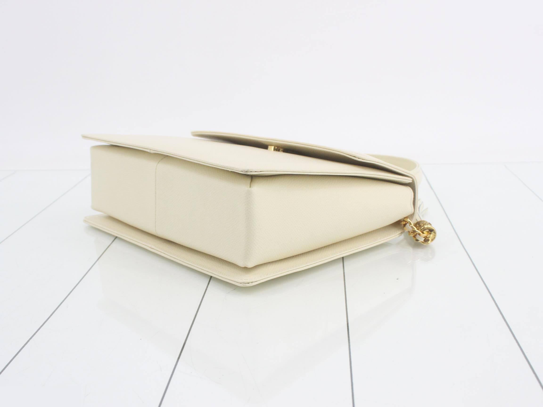Other lines: 2-way bag with long strap, leather, ivory — view 6