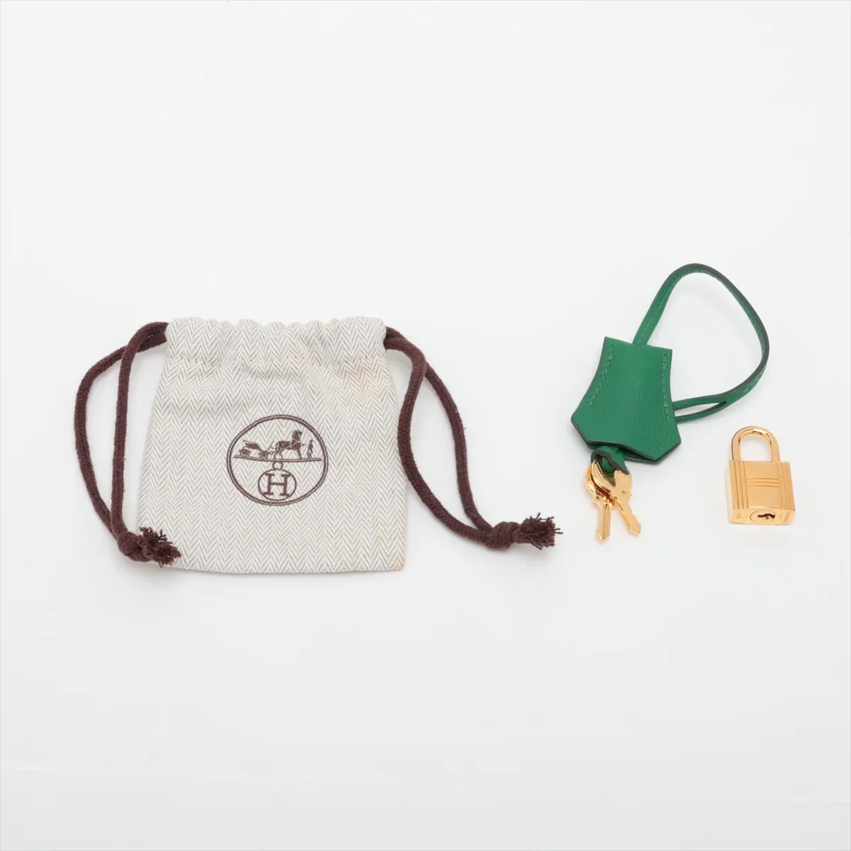 [Individually packaged] Hermes Kelly 32 Retourne Evercolor Bamboo Gold Hardware D:2019 — view 11