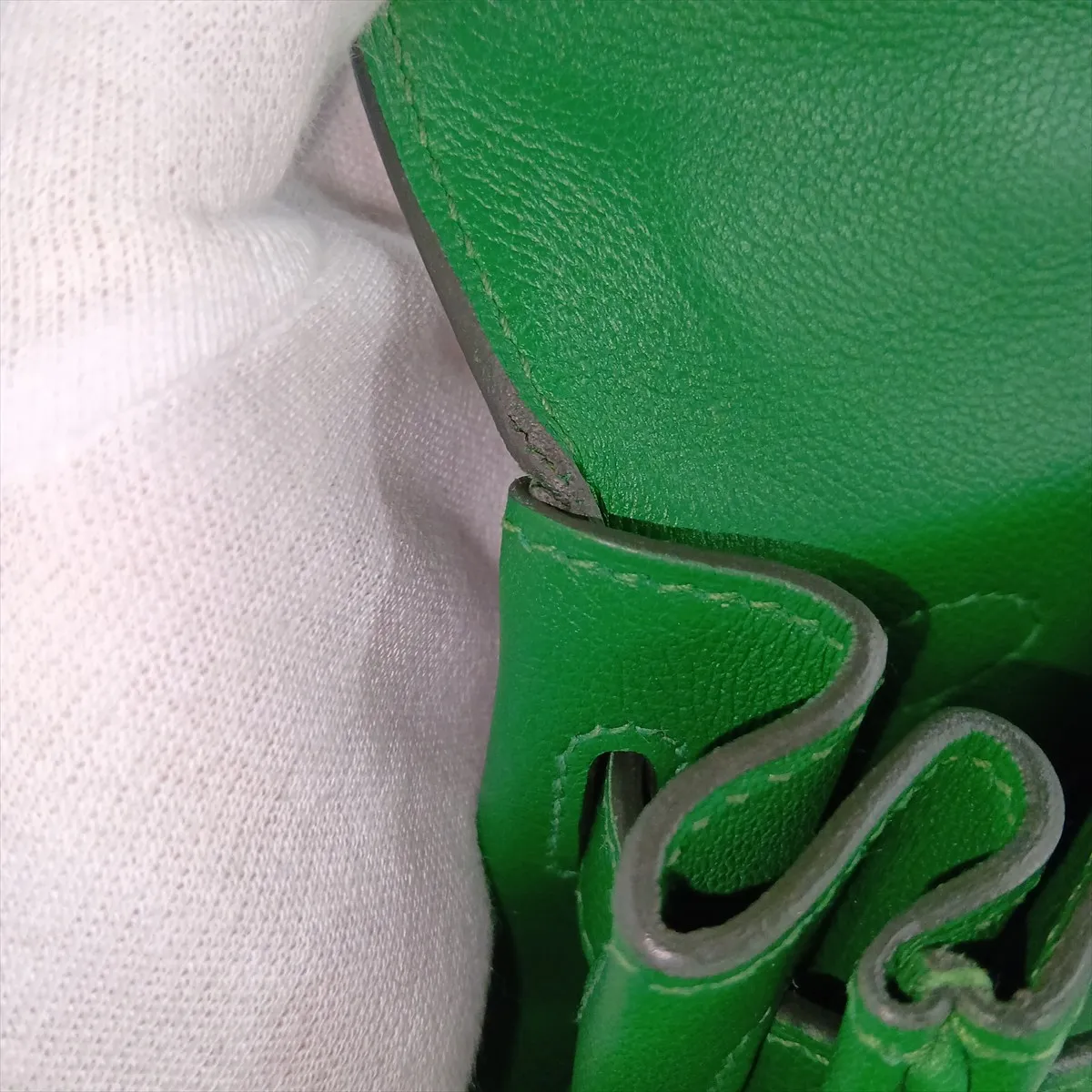 [Individually packaged] Hermes Kelly 32 Retourne Evercolor Bamboo Gold Hardware D:2019 — view 12