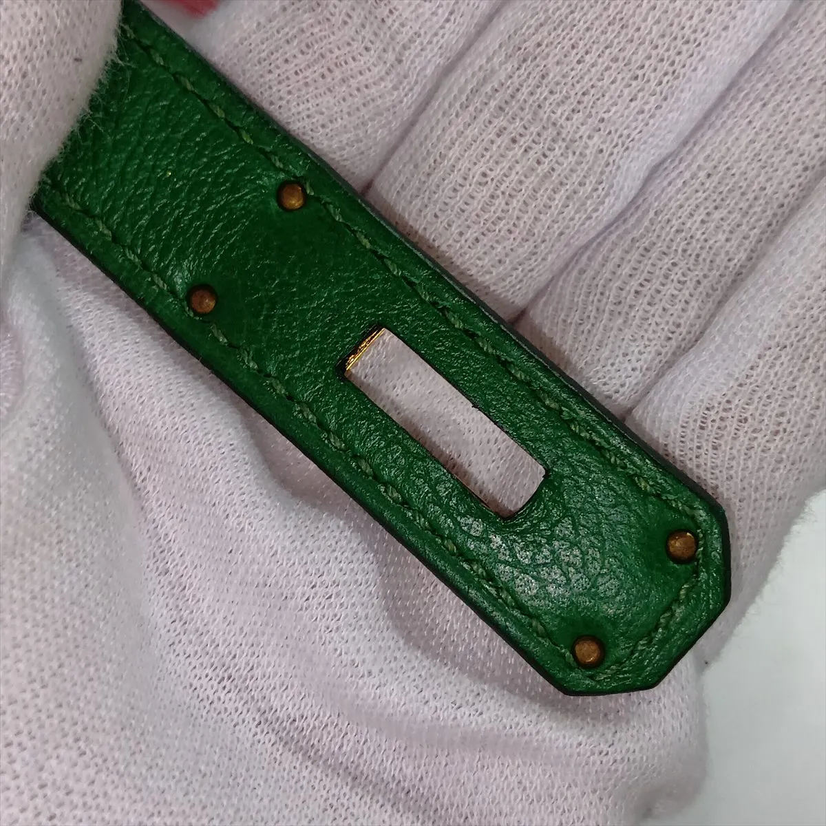 [Individually packaged] Hermes Kelly 32 Retourne Evercolor Bamboo Gold Hardware D:2019 — view 13
