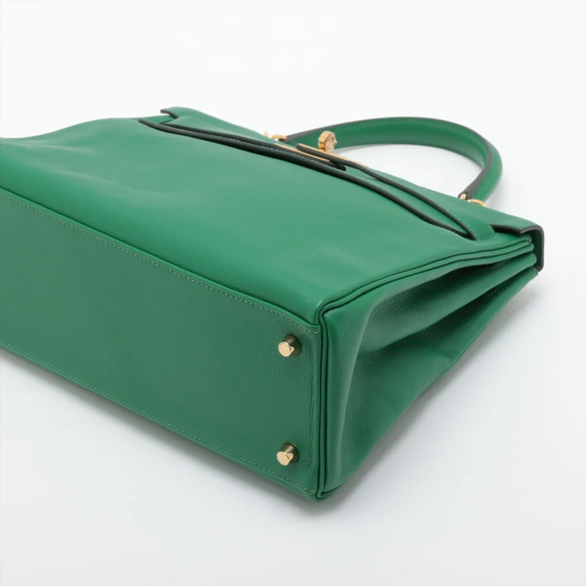 [Individually packaged] Hermes Kelly 32 Retourne Evercolor Bamboo Gold Hardware D:2019 — view 3
