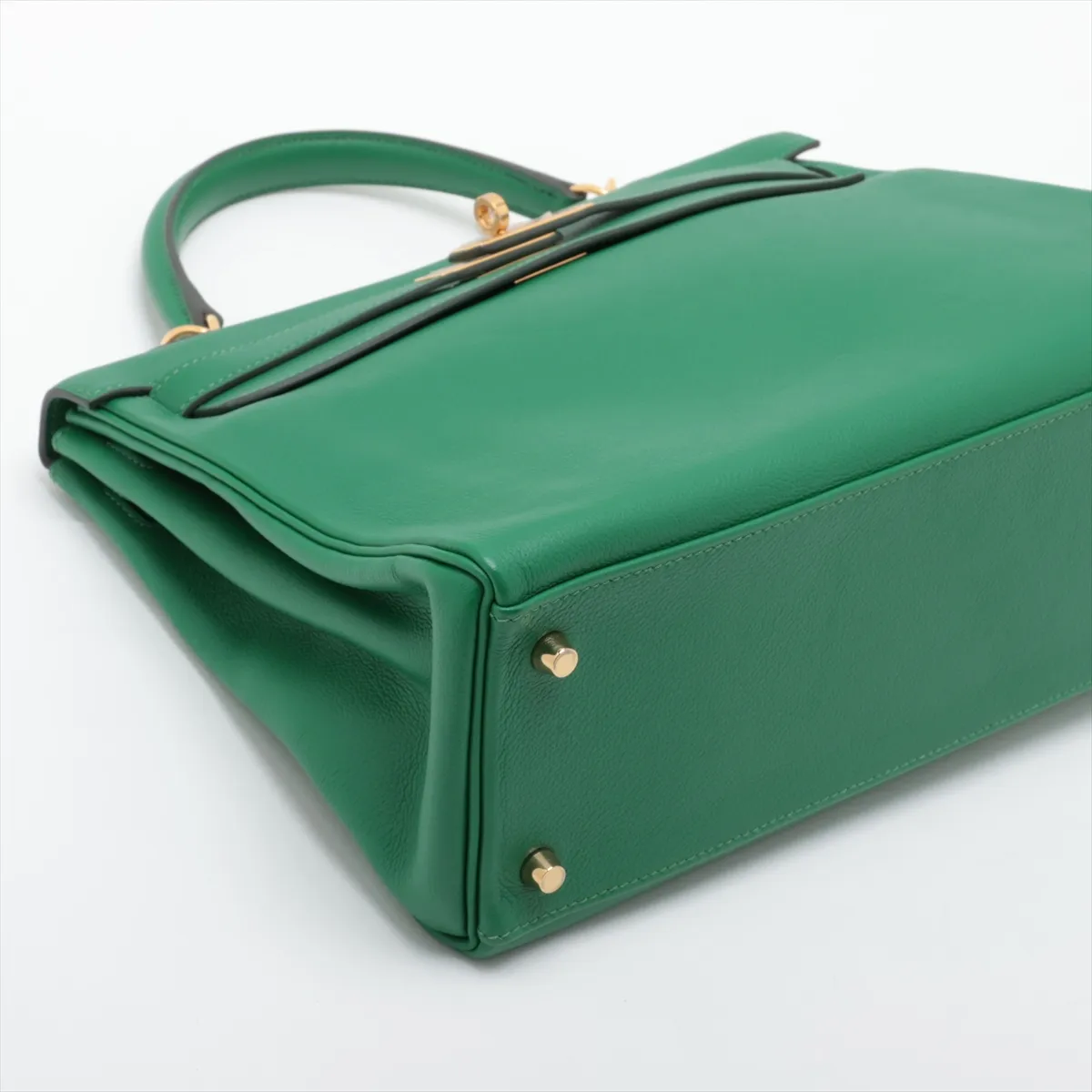 [Individually packaged] Hermes Kelly 32 Retourne Evercolor Bamboo Gold Hardware D:2019 — view 4
