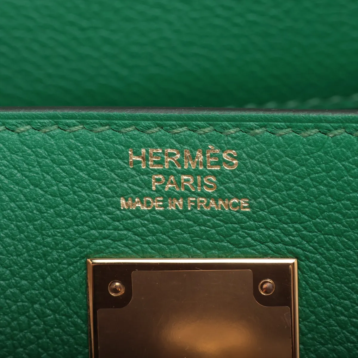 [Individually packaged] Hermes Kelly 32 Retourne Evercolor Bamboo Gold Hardware D:2019 — view 10
