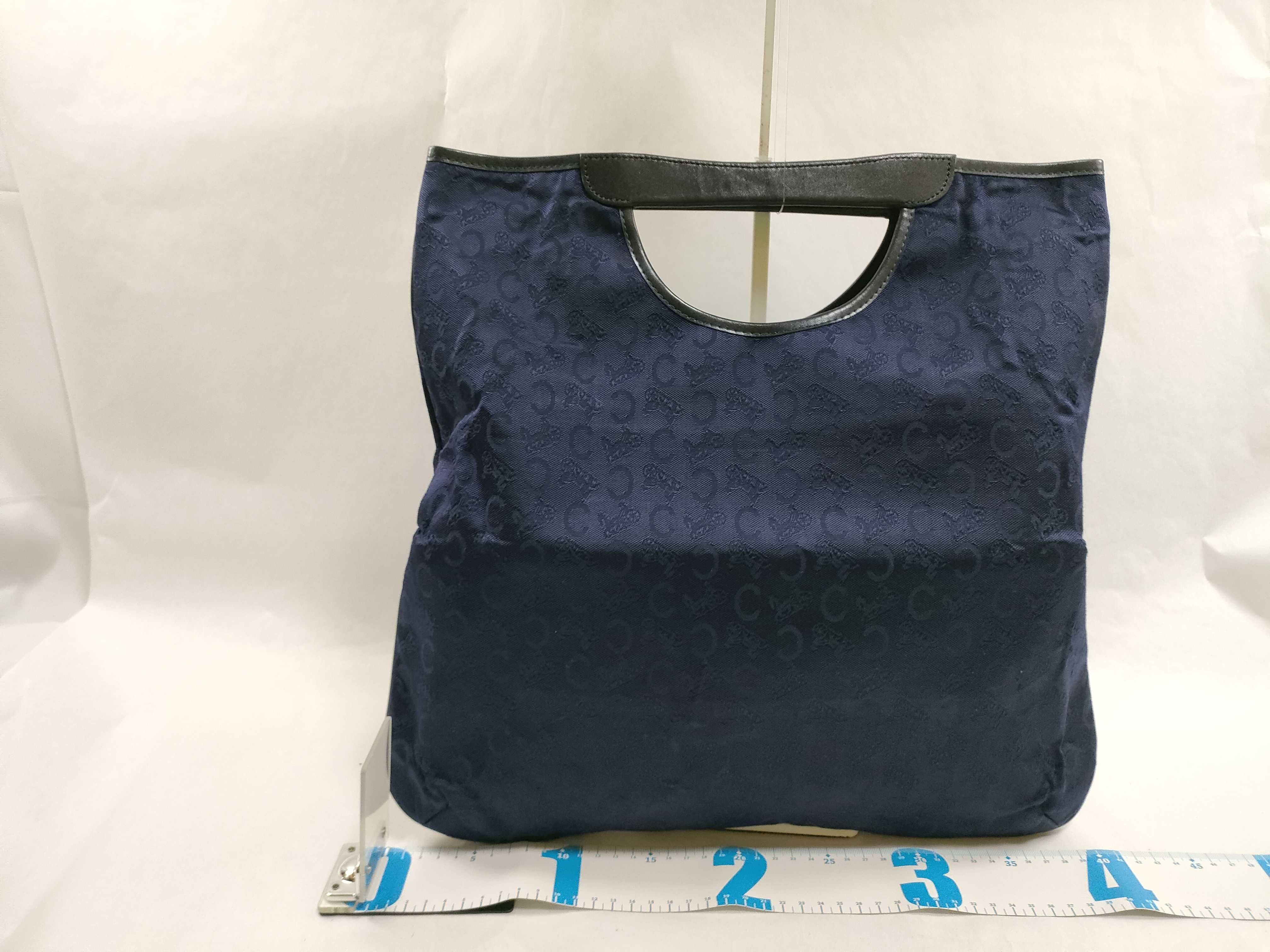 C Macadam C Pattern x Carriage Pattern Canvas Handbag Clutch Style Handbag — view 2
