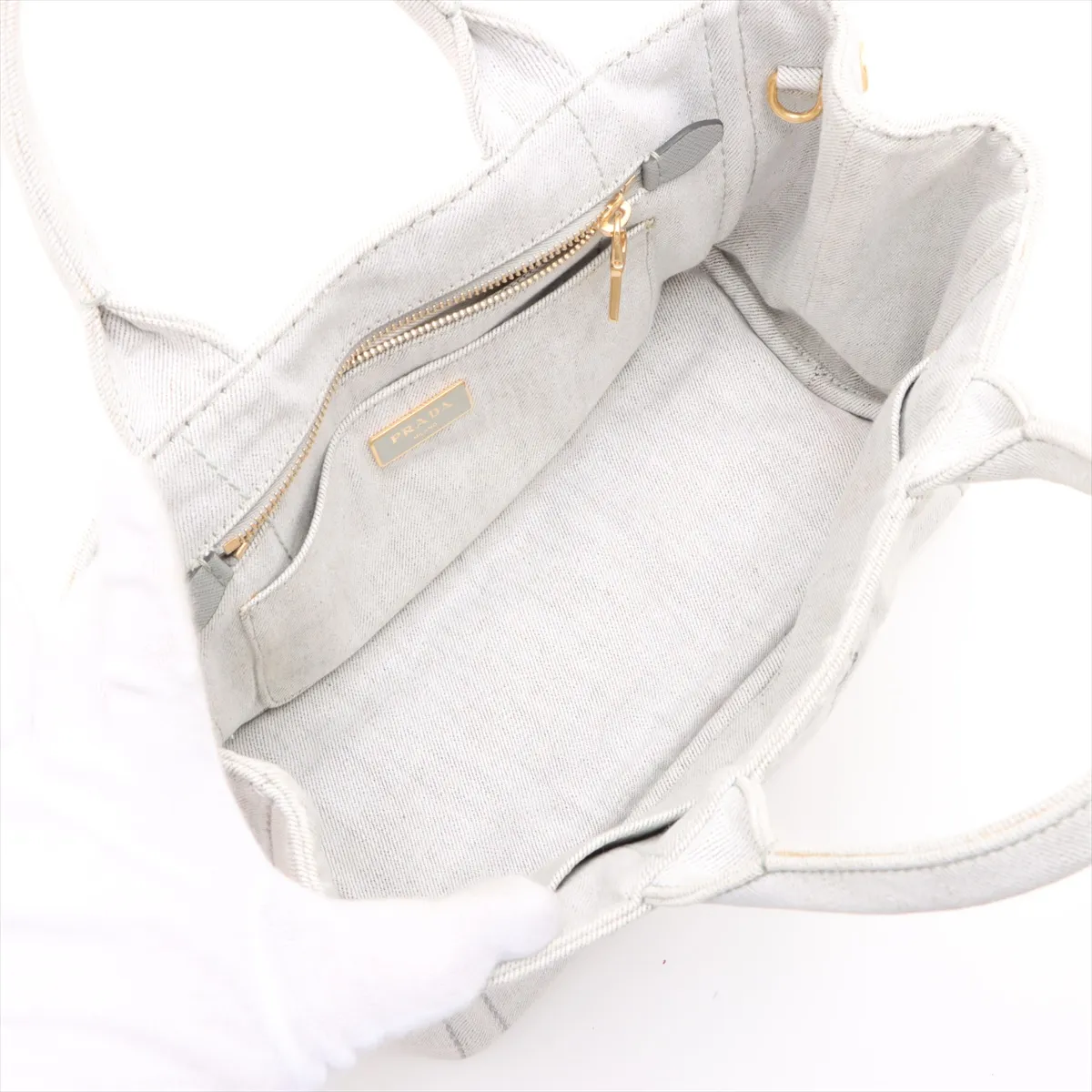Canapa Canvas 2WAY Handbag Gray — view 8