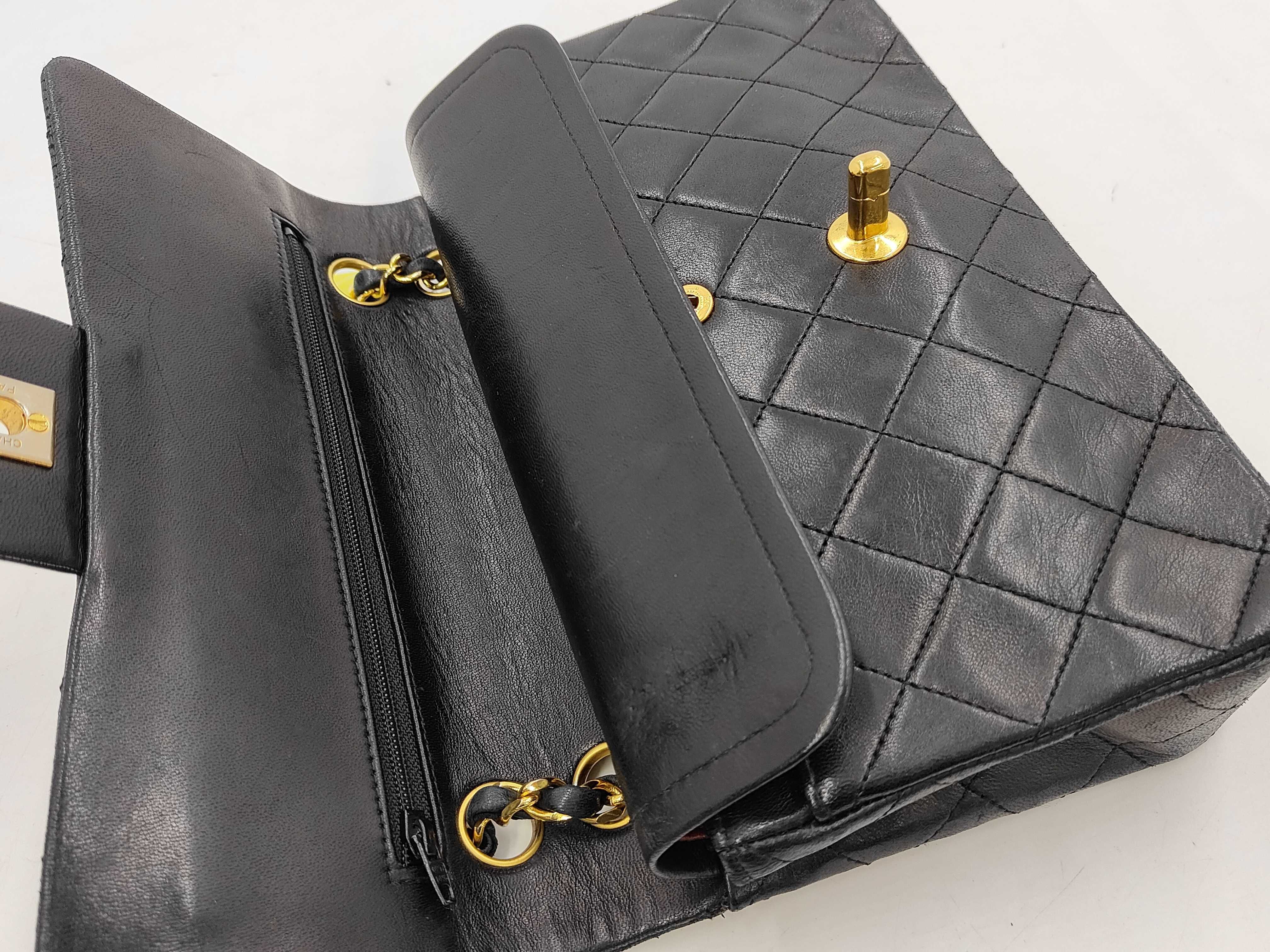 Lambskin Double Flap 23 Matelassé Chain Shoulder Bag — view 9