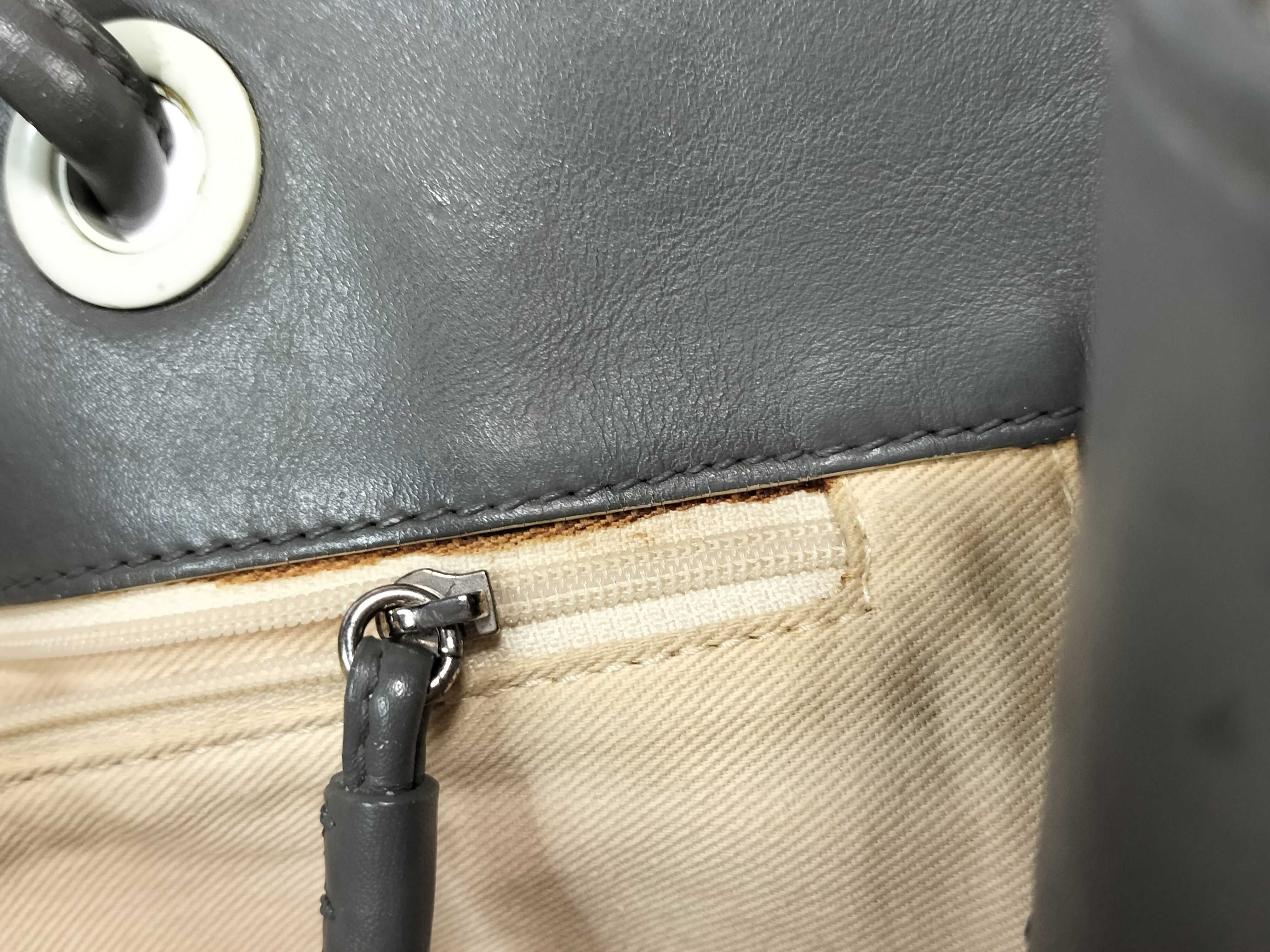 logo leather tote bag — view 13