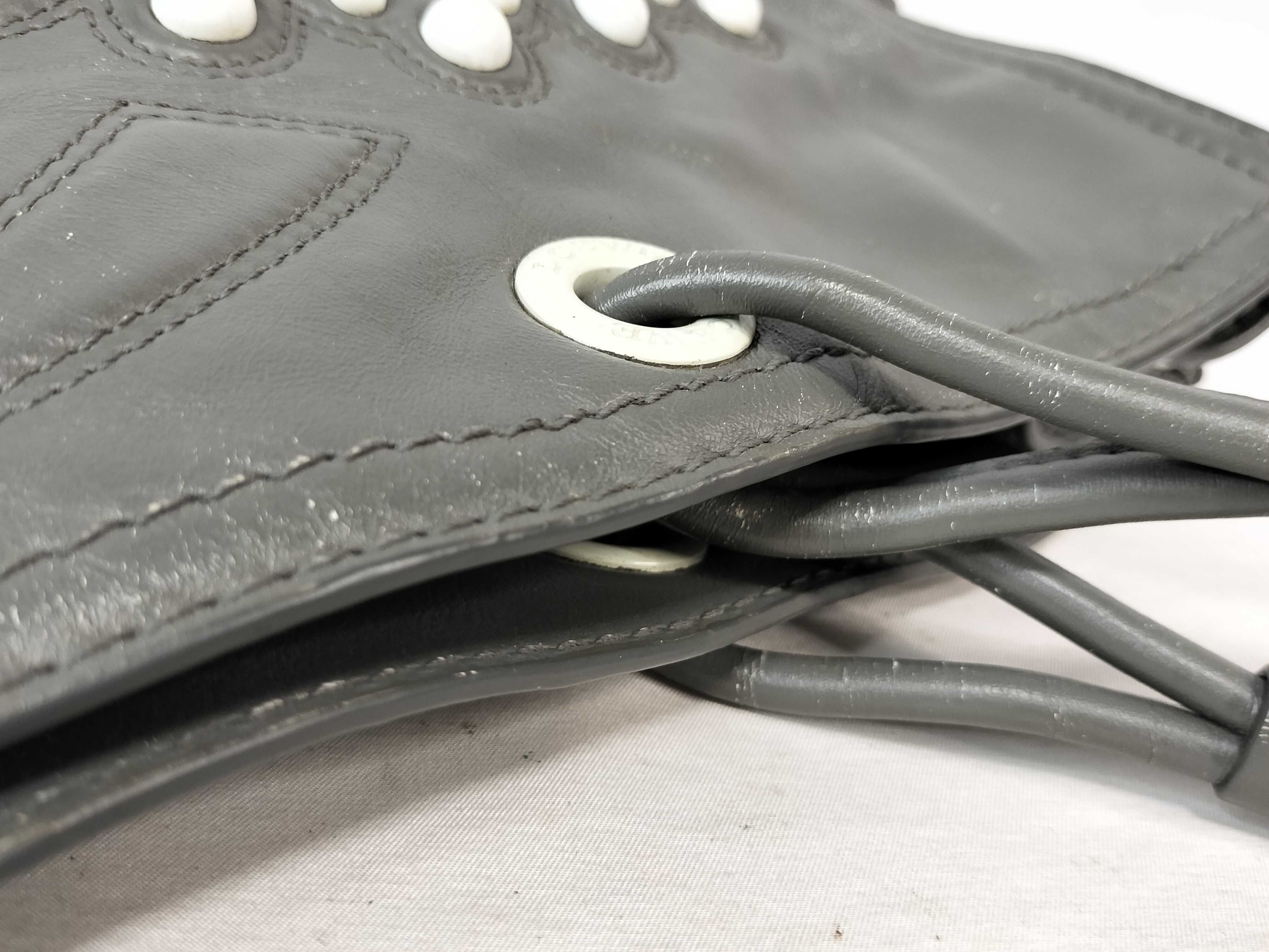 logo leather tote bag — view 5