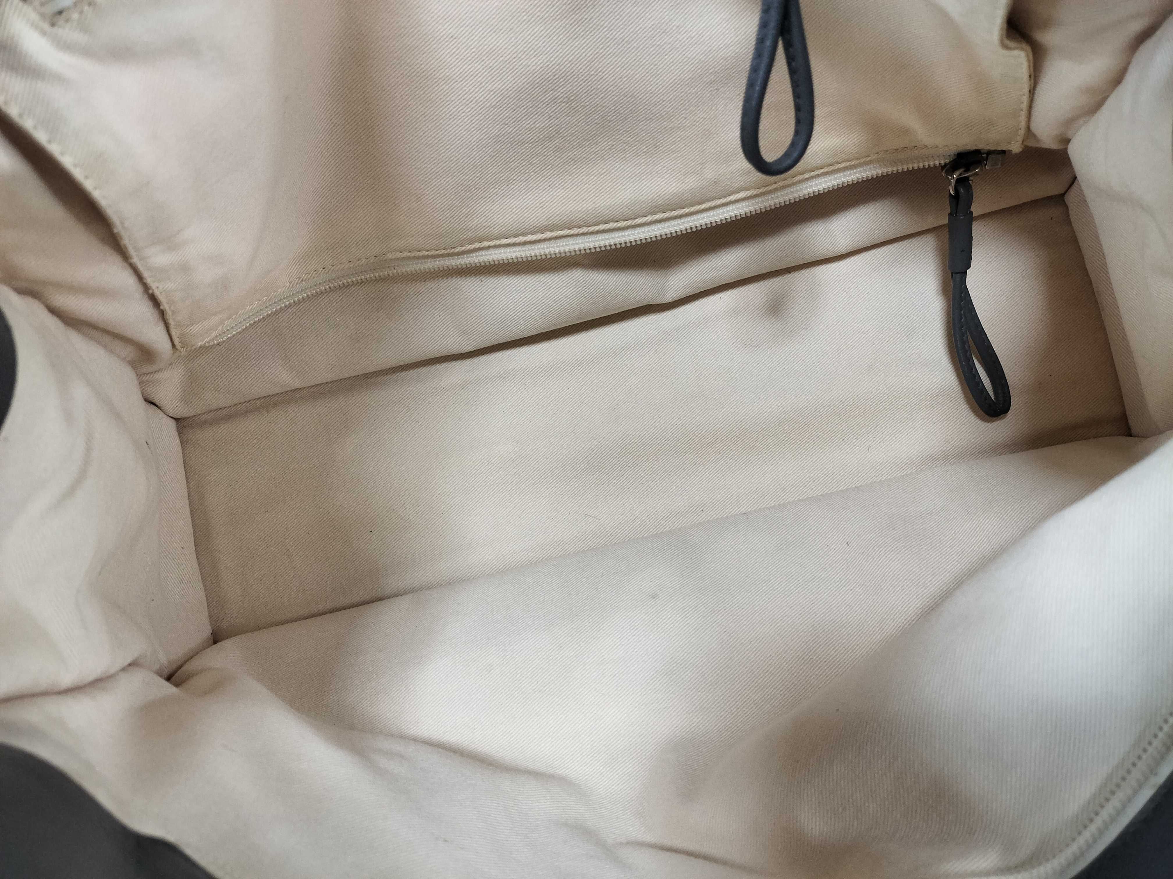 logo leather tote bag — view 10