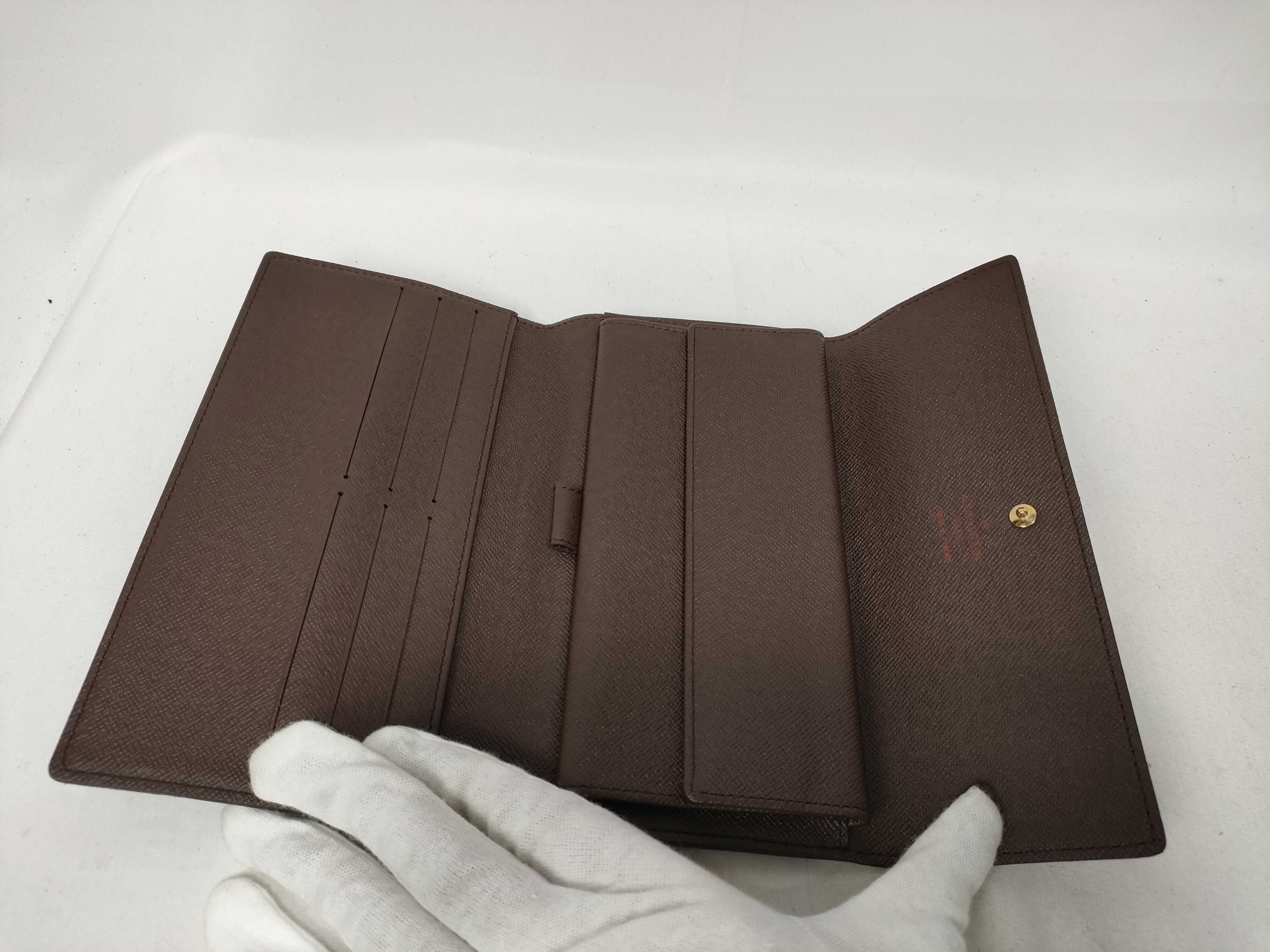 Damier Long Wallet Portefeuille Tresor International N61217 — view 9