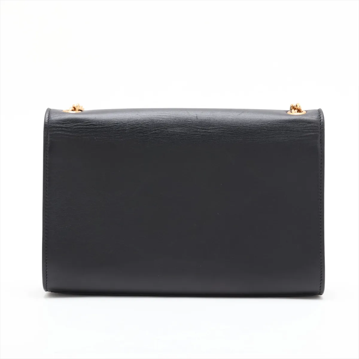 Classic Kate Leather Chain Shoulder Bag, Black 354119 — view 2