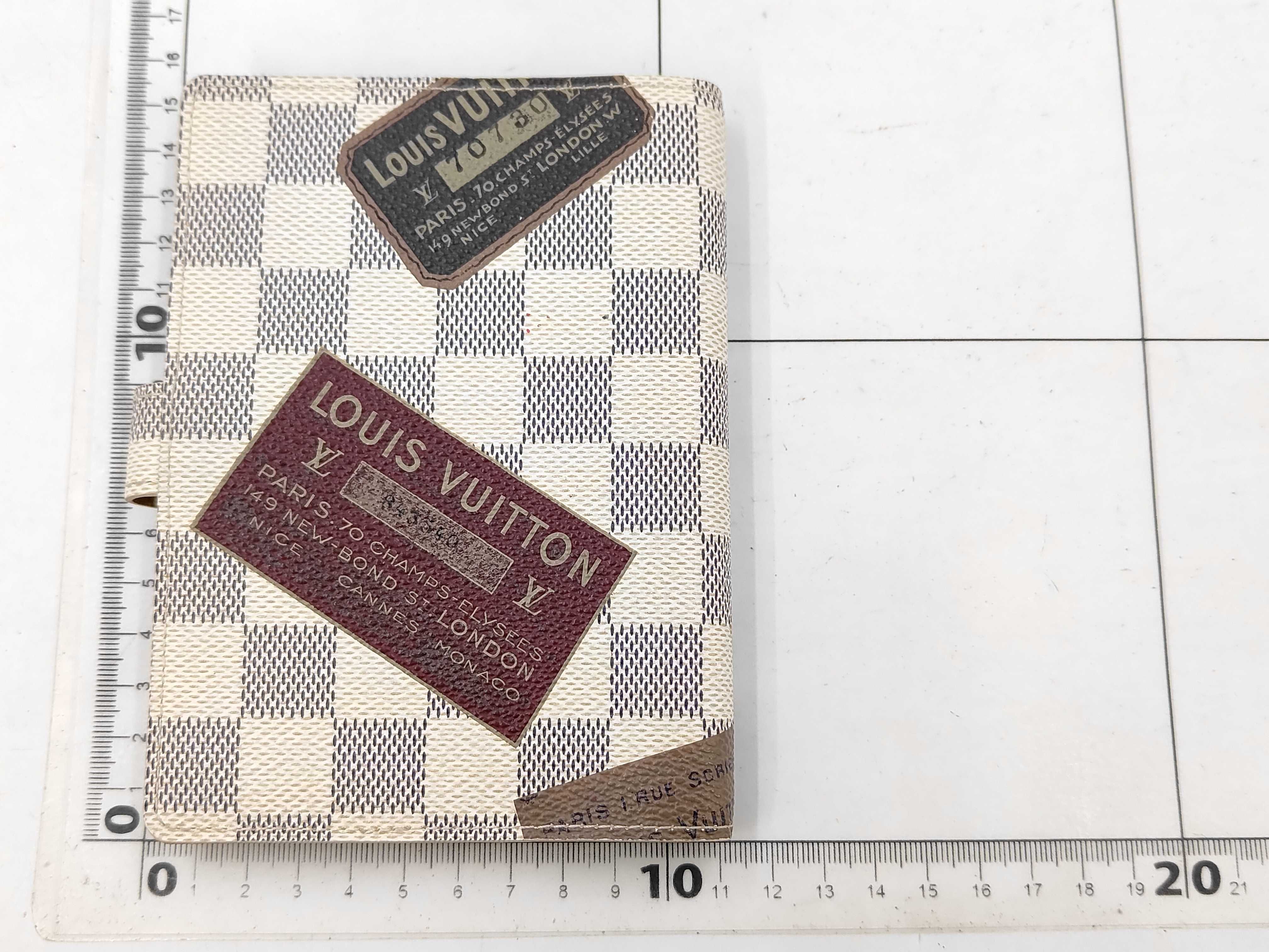 Damier Azur Agenda PM Label Collection R21070 CA2099 Notebook Cover — view 2