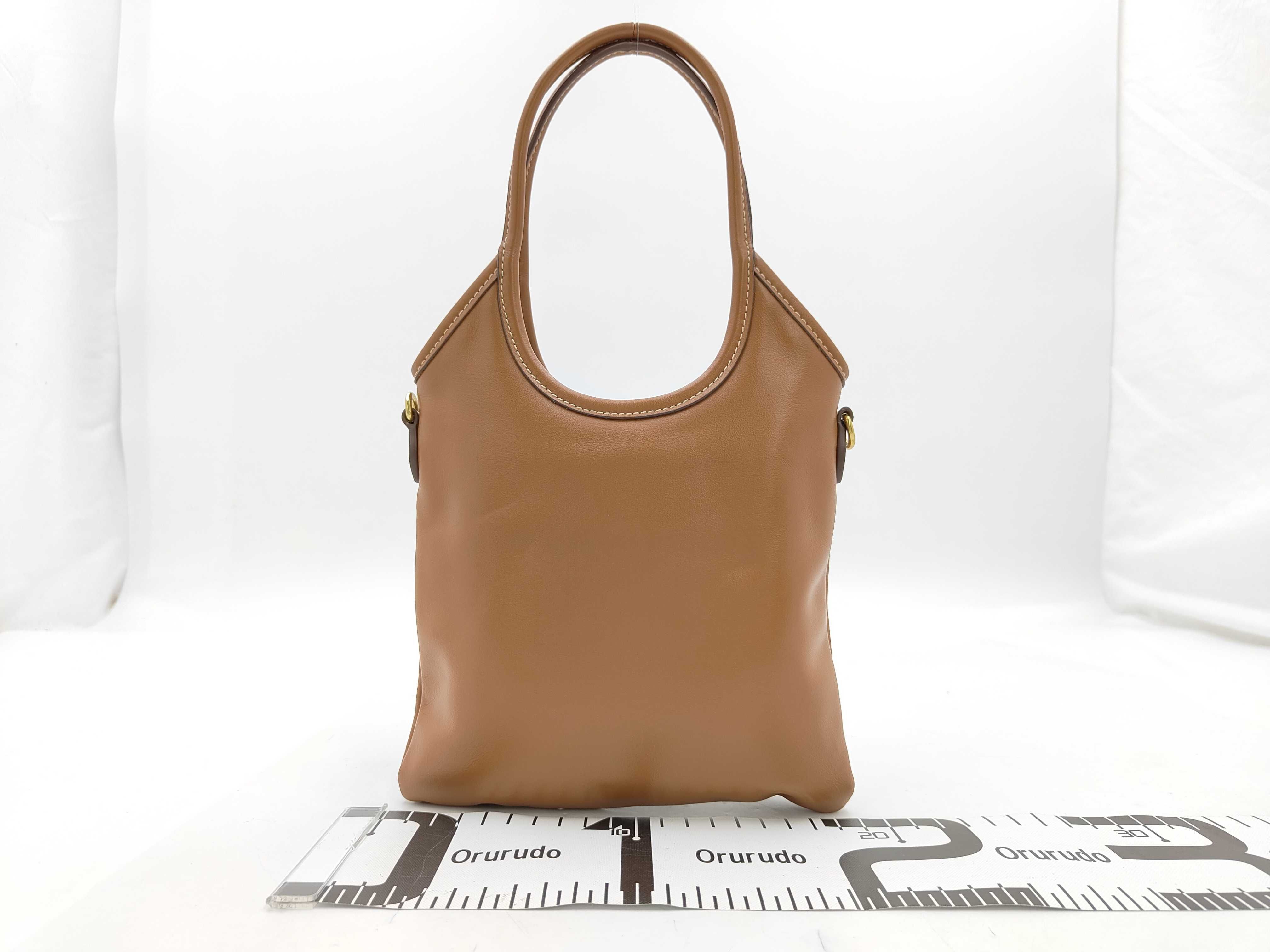 Ivy Leather 2-Way Handbag (Brown) - As Is — view 2