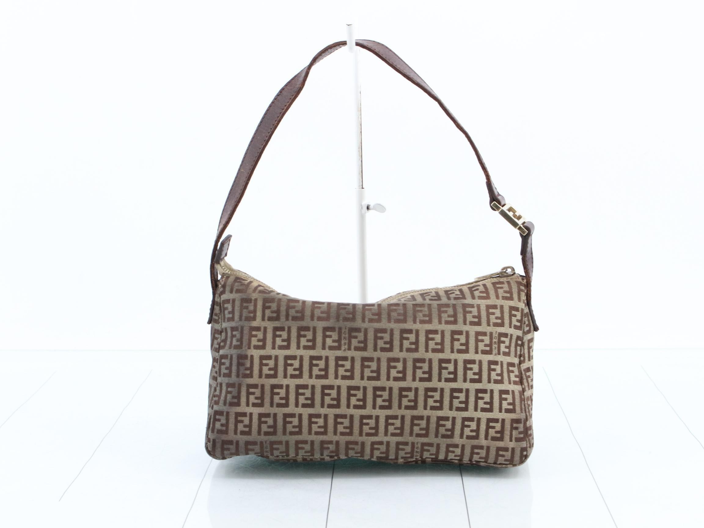 One-shoulder bag, canvas, brown, zucchino, shoulder bag — view 2