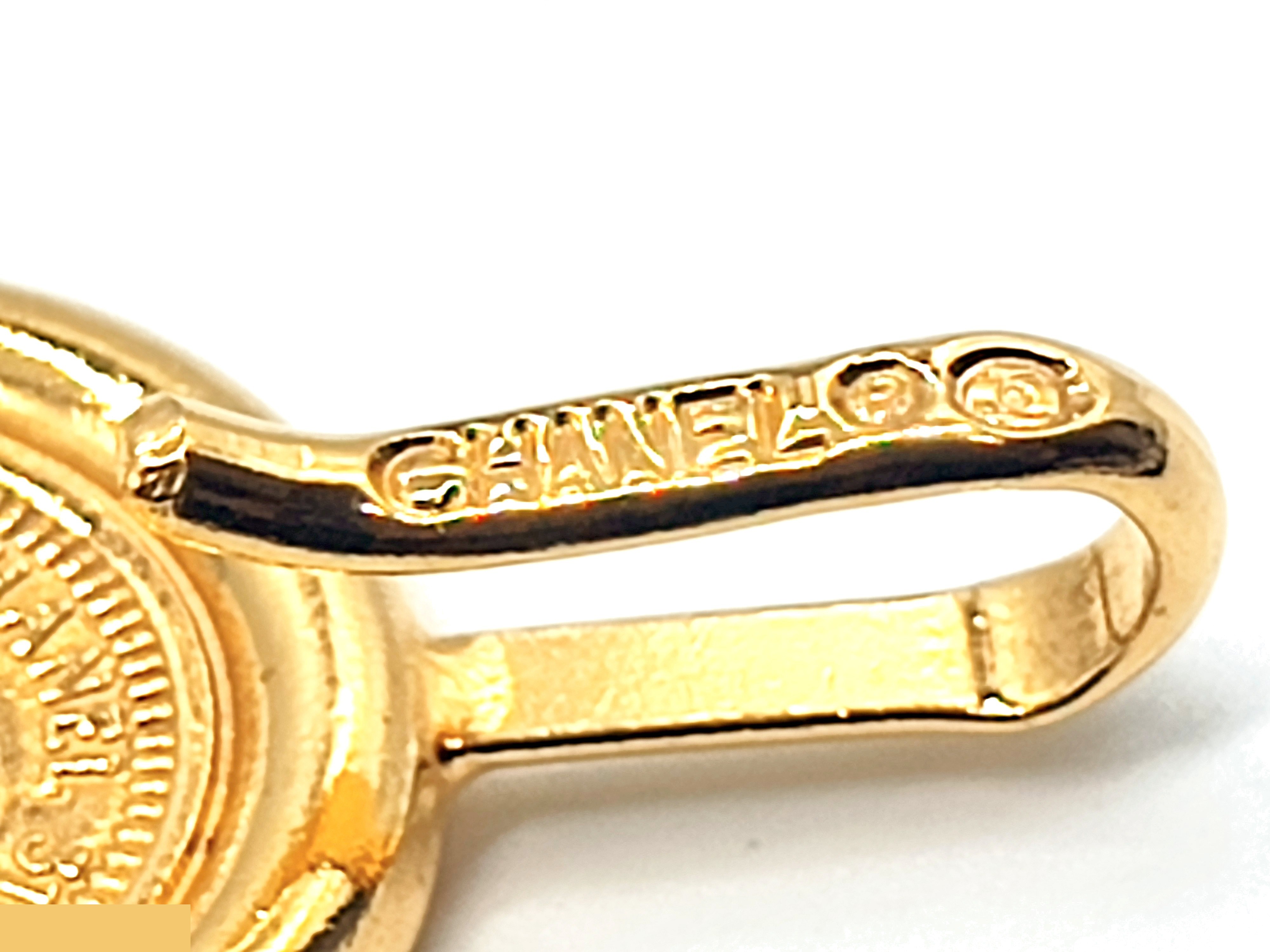 Coco Mark Leather Chain Belt, Chain approx. 85cm — view 9