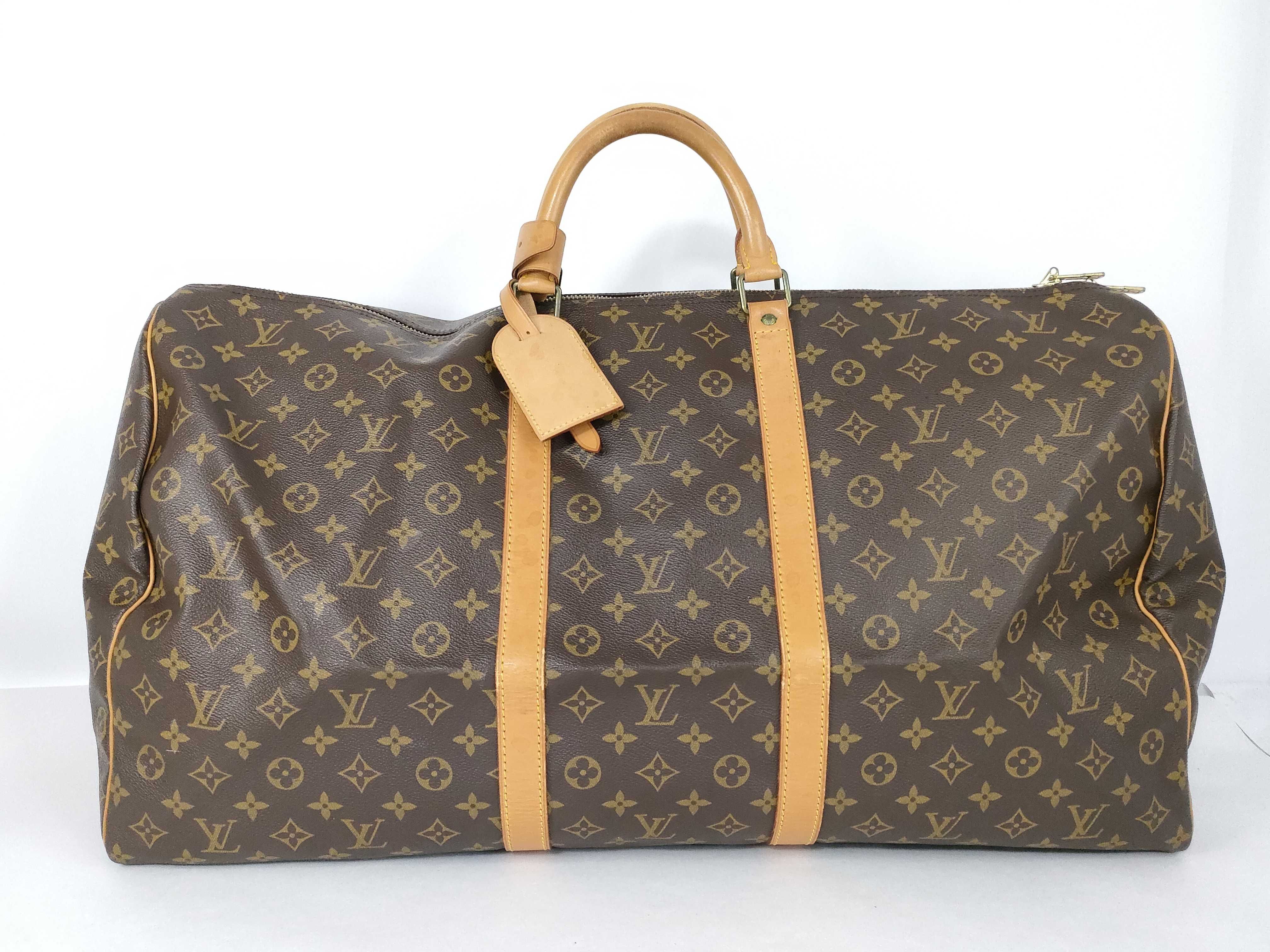Monogram LV Keepall 60 Boston Bag