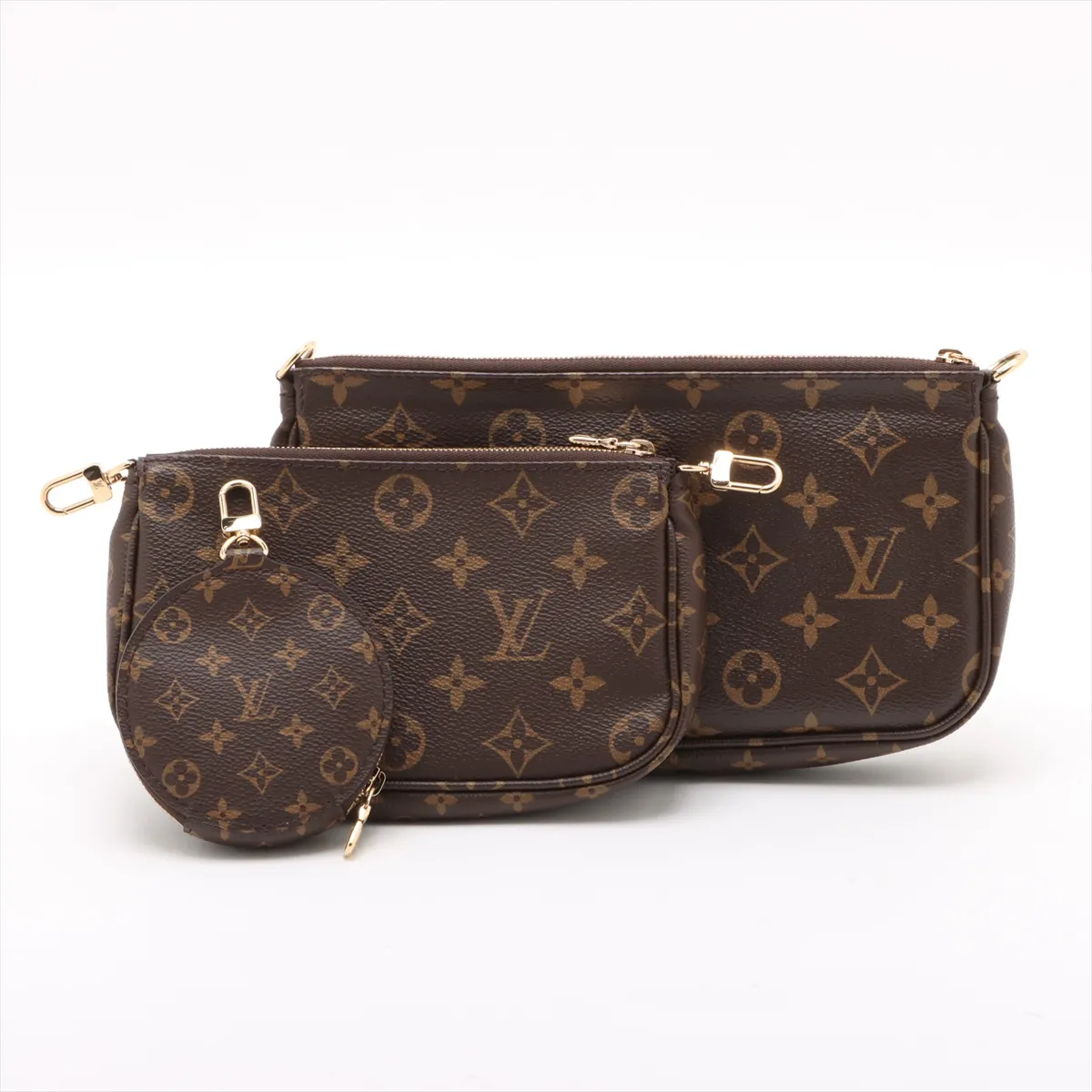 Monogram Multi Pochette Accessory M44840 Brown RFID Reactive — view 2