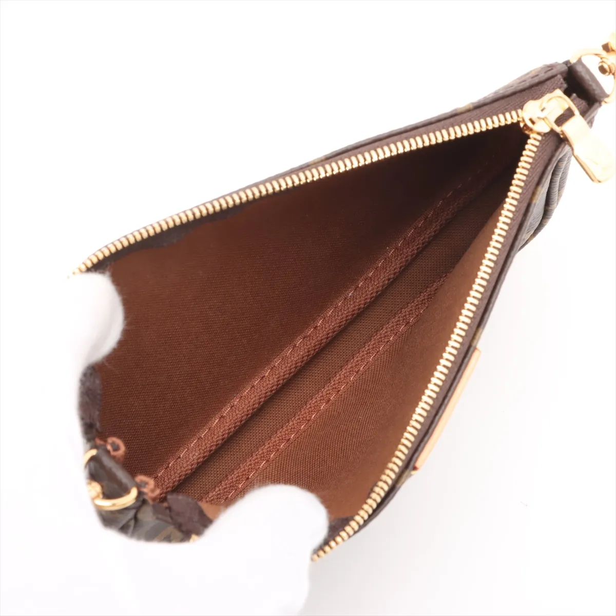 Monogram Multi Pochette Accessory M44840 Brown RFID Reactive — view 8