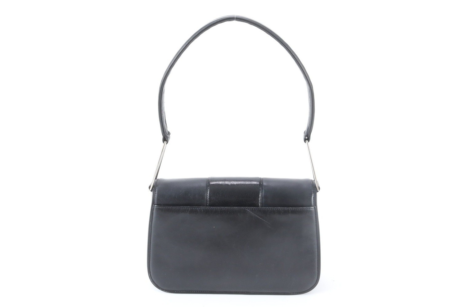Flap Leather One-Shoulder Bag — view 3