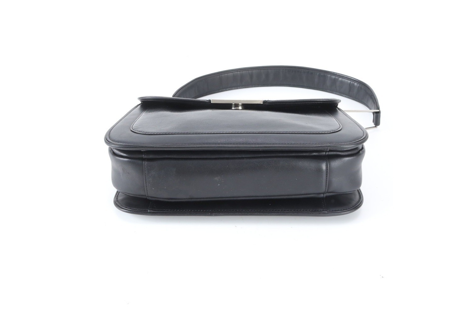 Flap Leather One-Shoulder Bag — view 6
