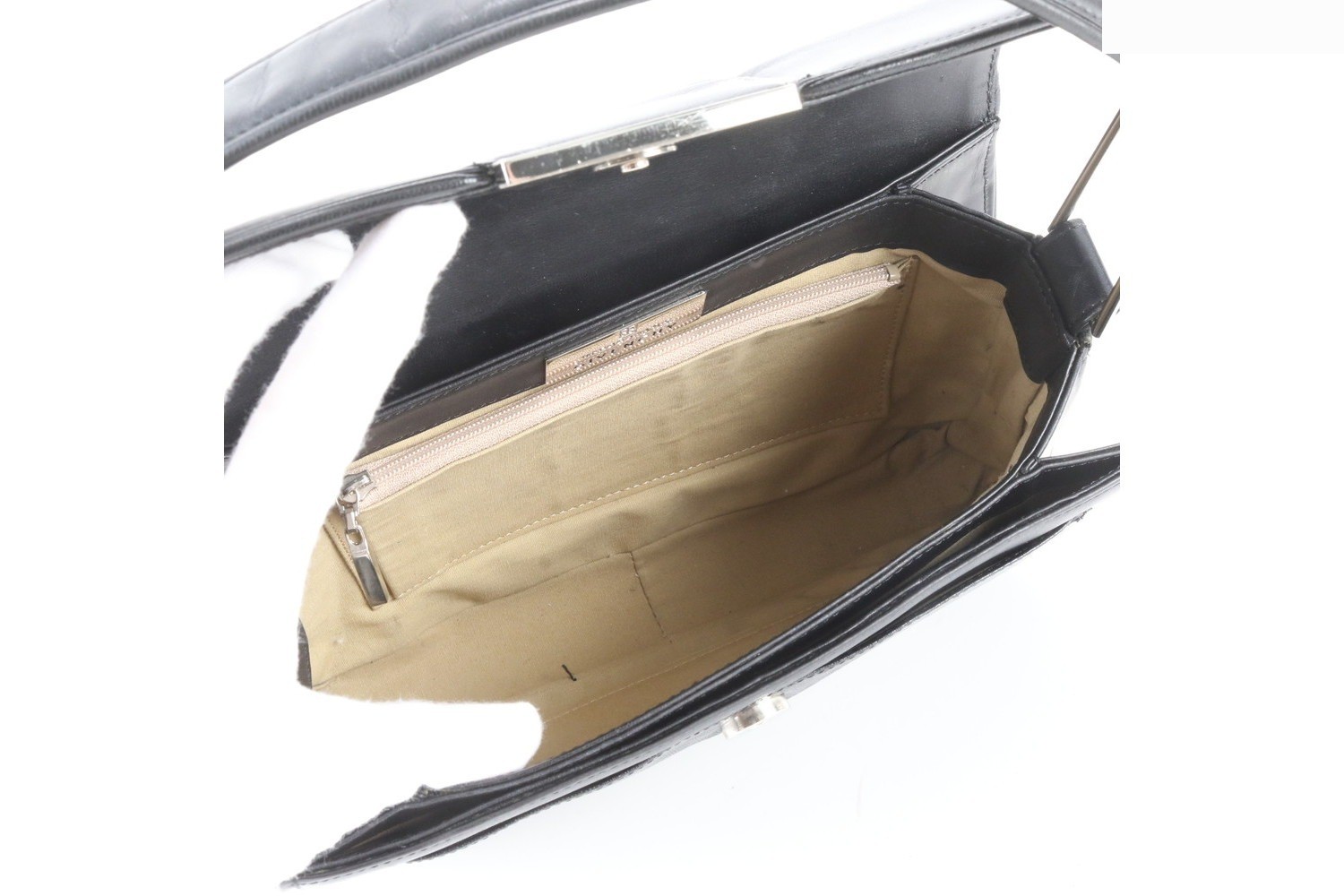 Flap Leather One-Shoulder Bag — view 7