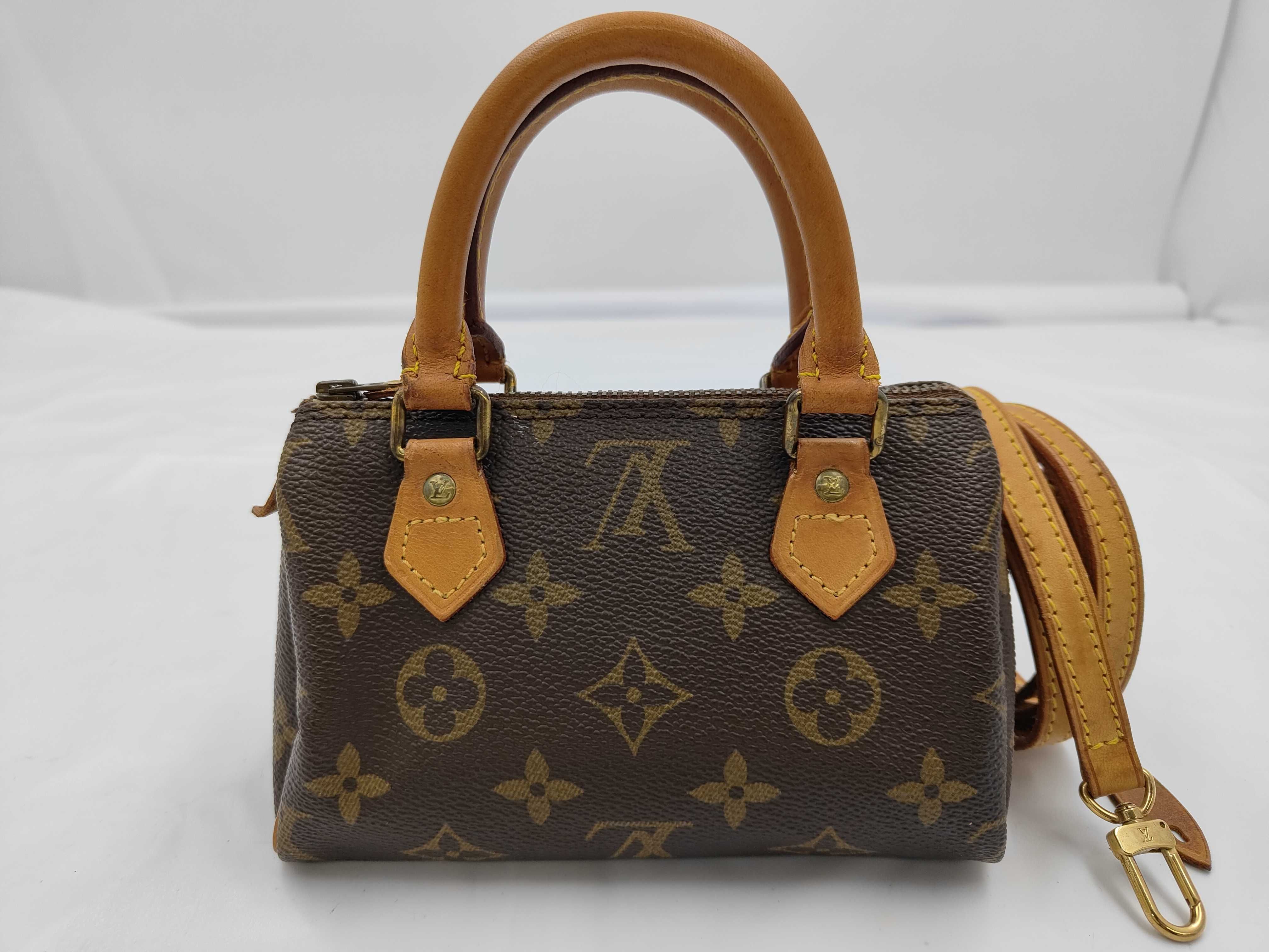 Mini Speedy M41534 with strap, France, Louis Vuitton Monogram handbag, crossbody, shoulder bag