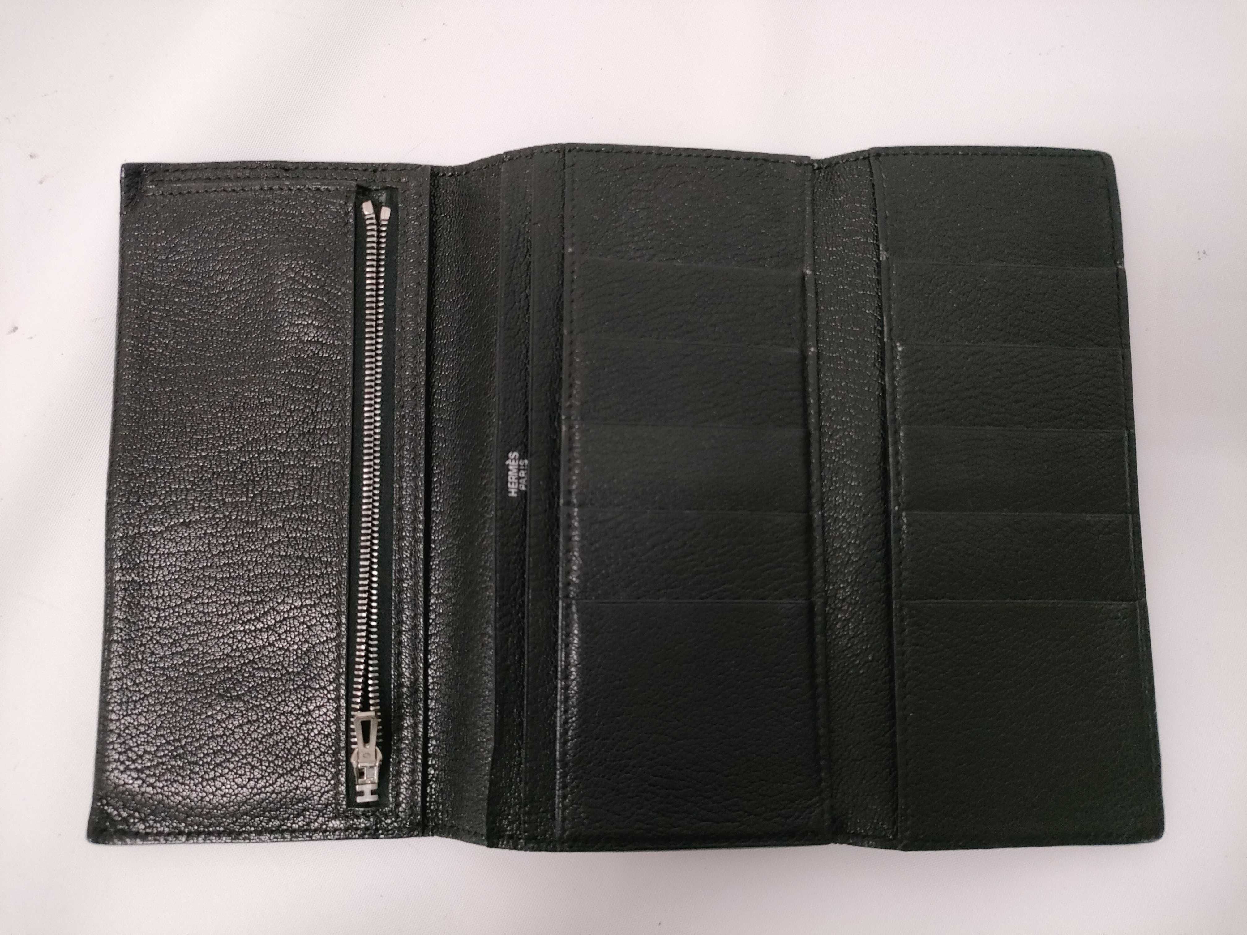 Bearn Leather Long Wallet H Stamp Wallet — view 11