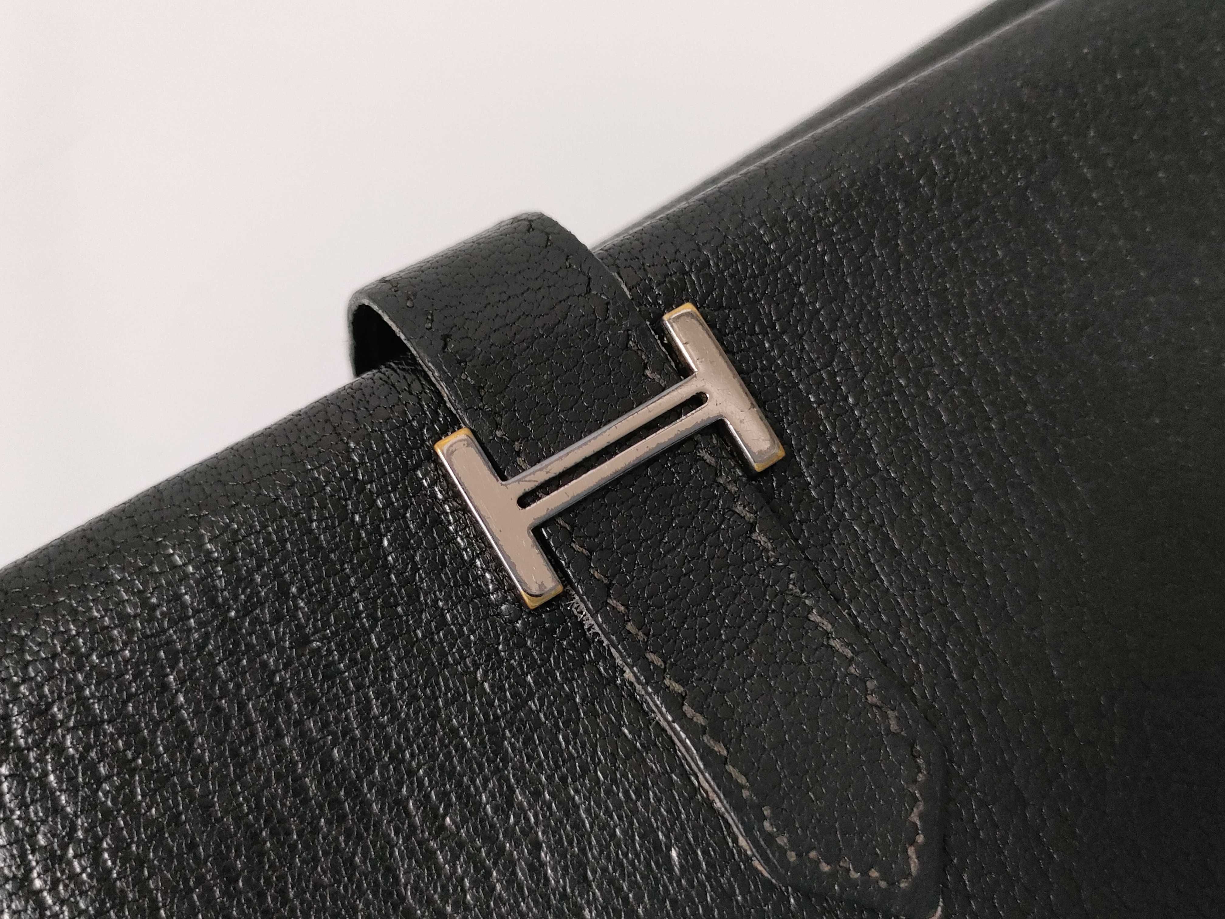 Bearn Leather Long Wallet H Stamp Wallet — view 6