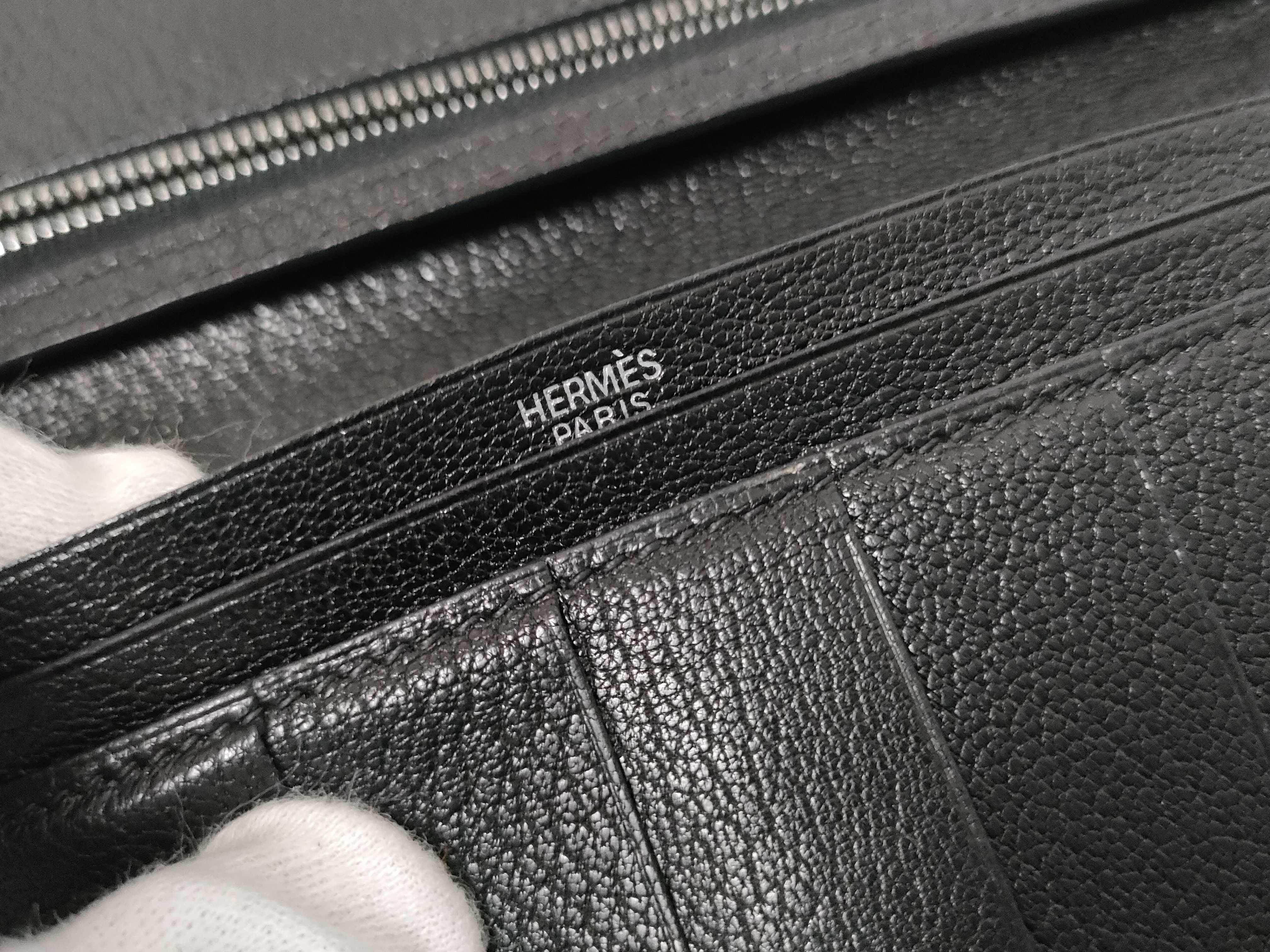 Bearn Leather Long Wallet H Stamp Wallet — view 8