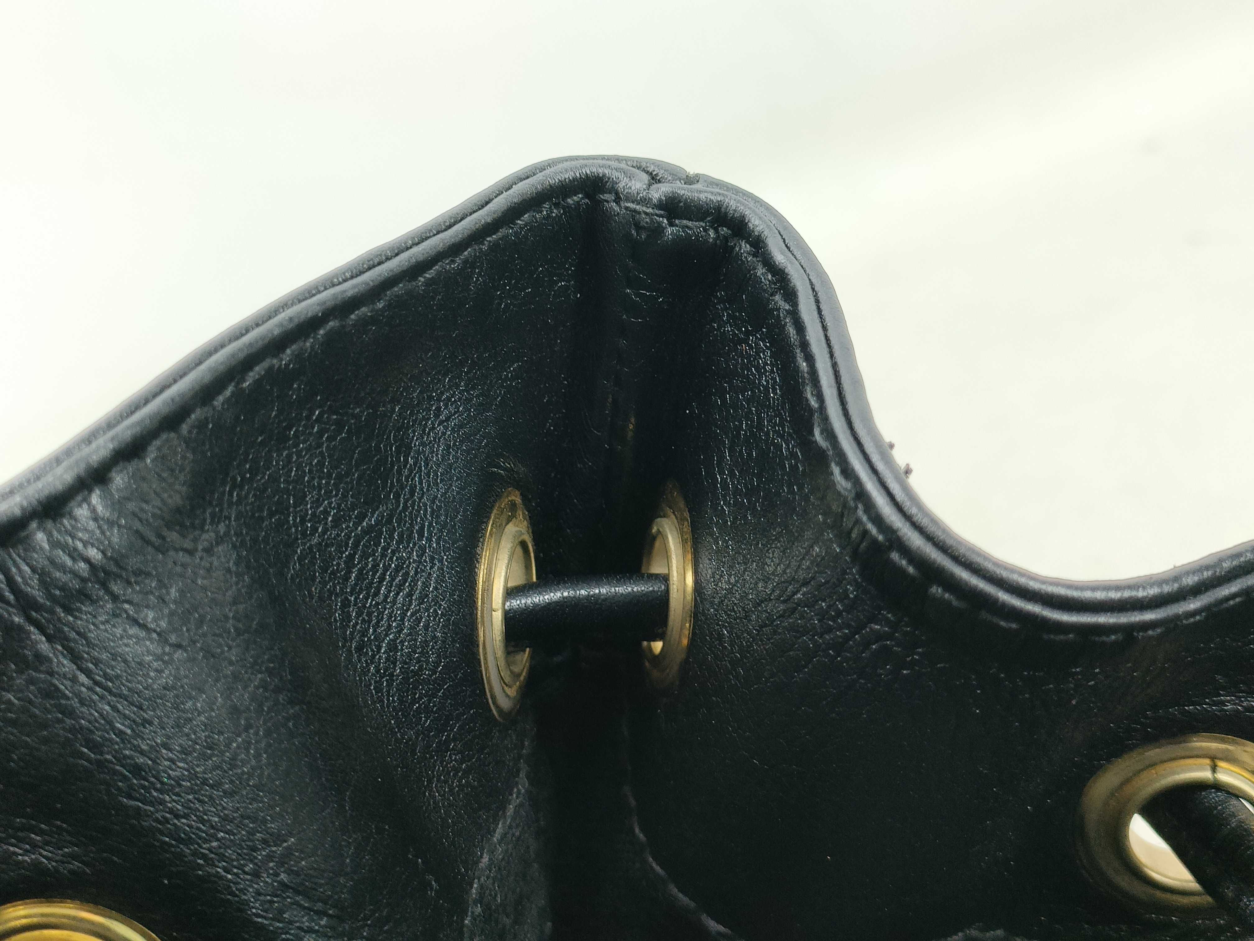 Bamboo Leather Black Backpack — view 13