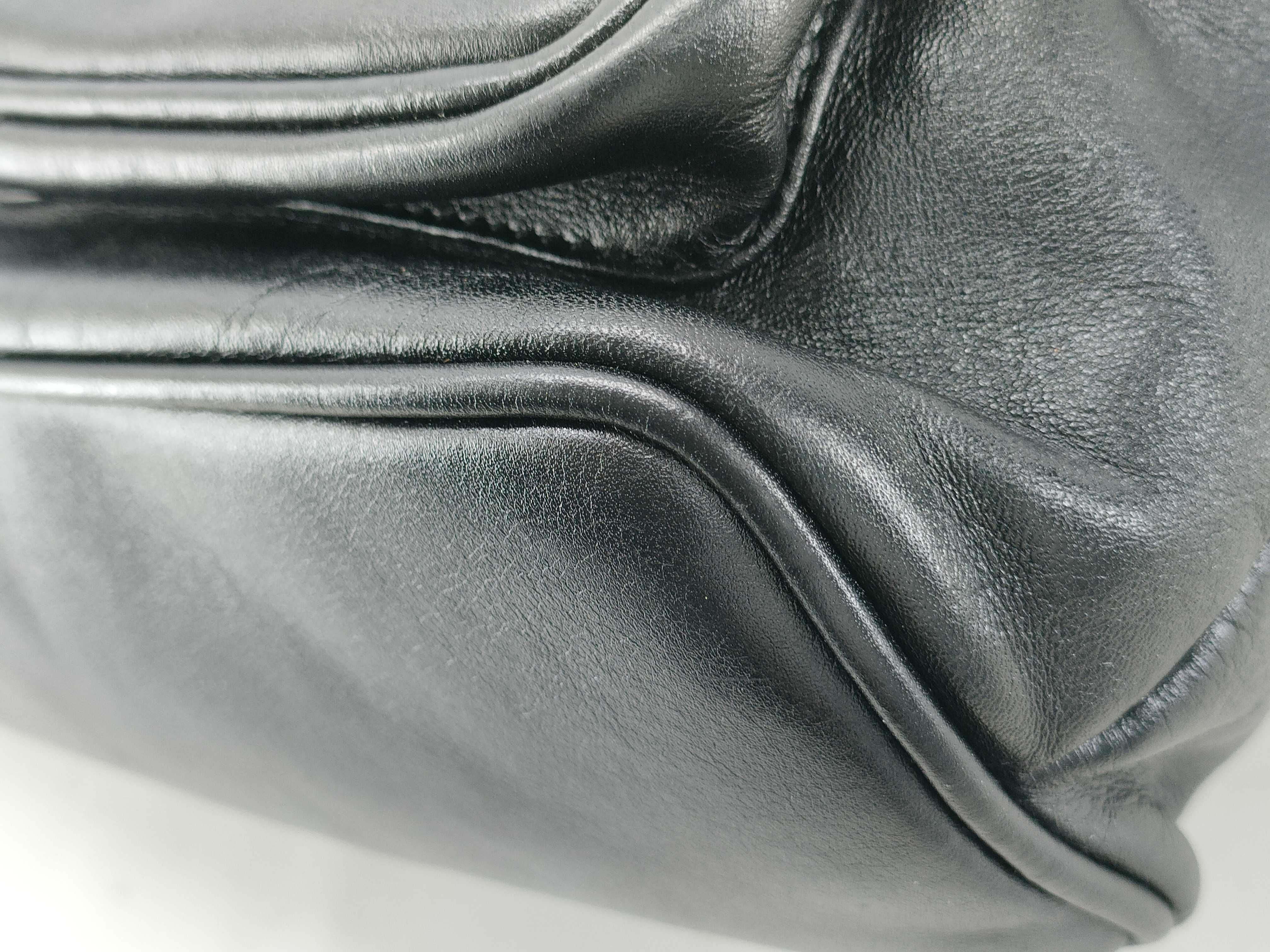 Bamboo Leather Black Backpack — view 4