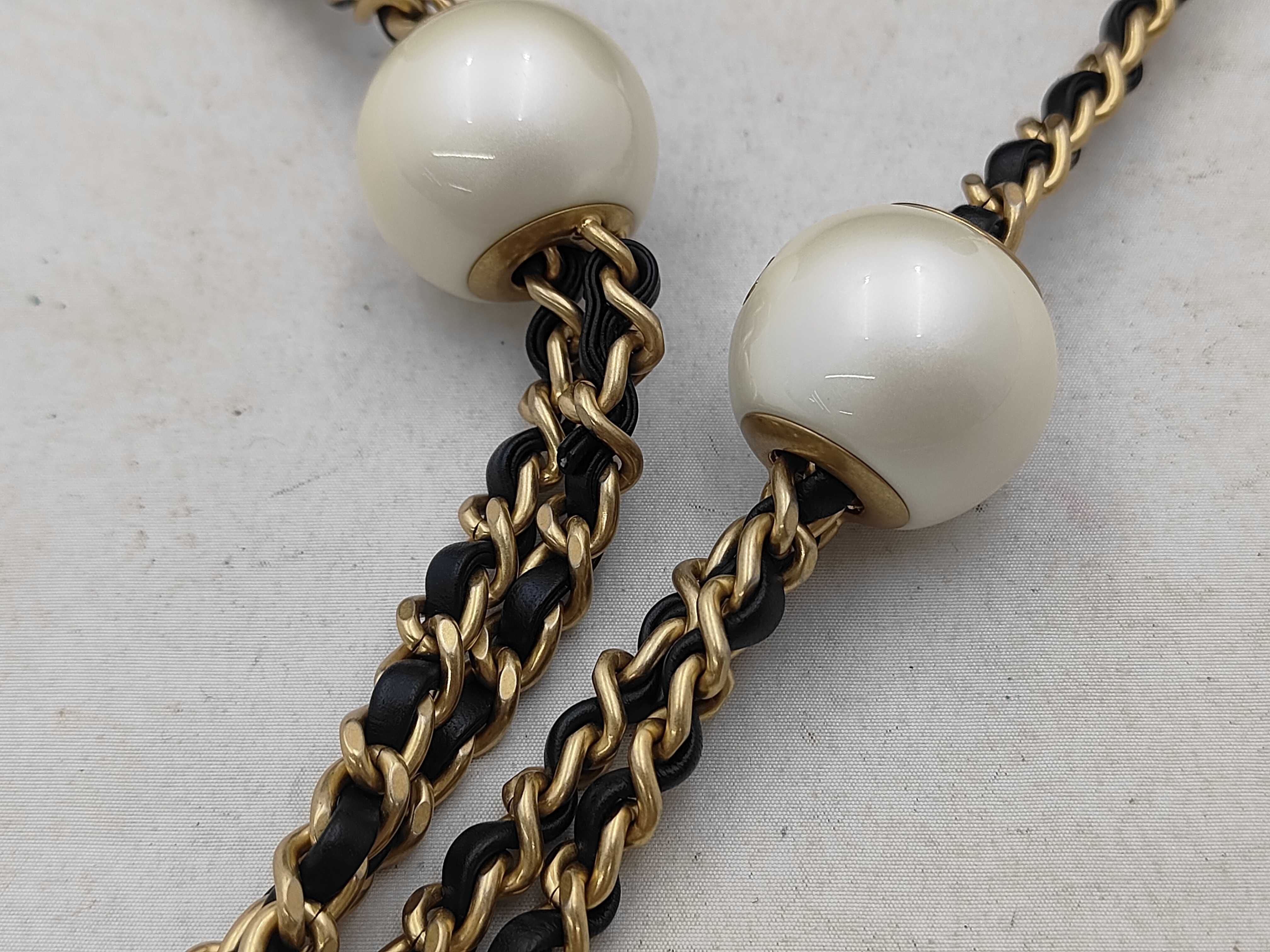 Mini Matelassé Pearly Chain Shoulder Bag — view 4