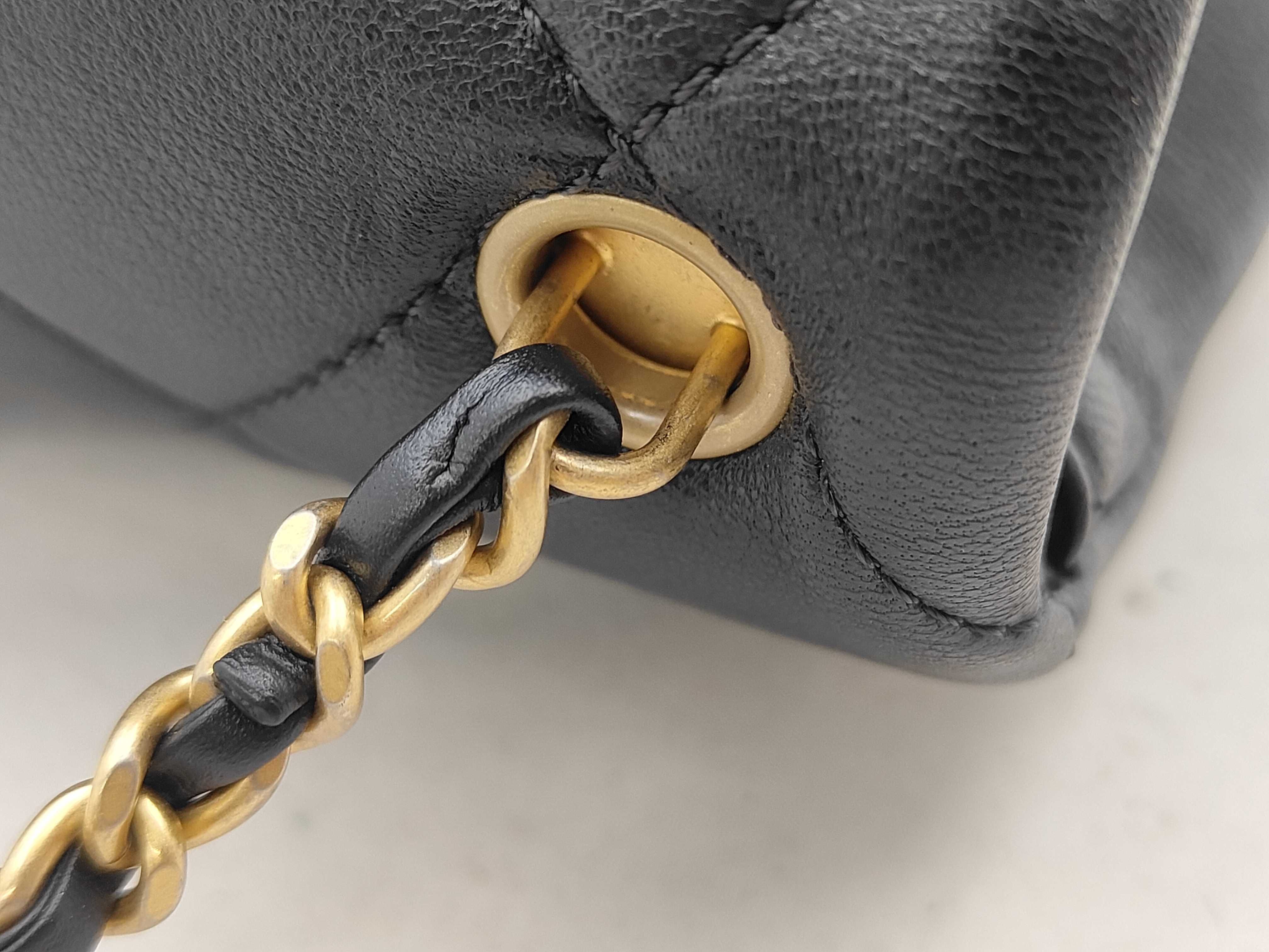 Mini Matelassé Pearly Chain Shoulder Bag — view 5