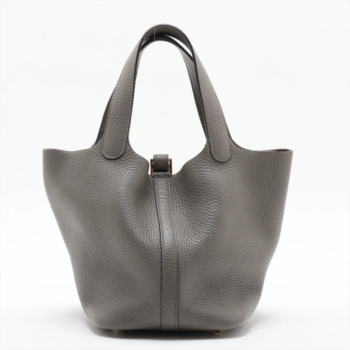 Picotin Lock 18 PM, Taurillon Clemence leather, Grismeyer leather, gold hardware, Z: 2021 — view 2
