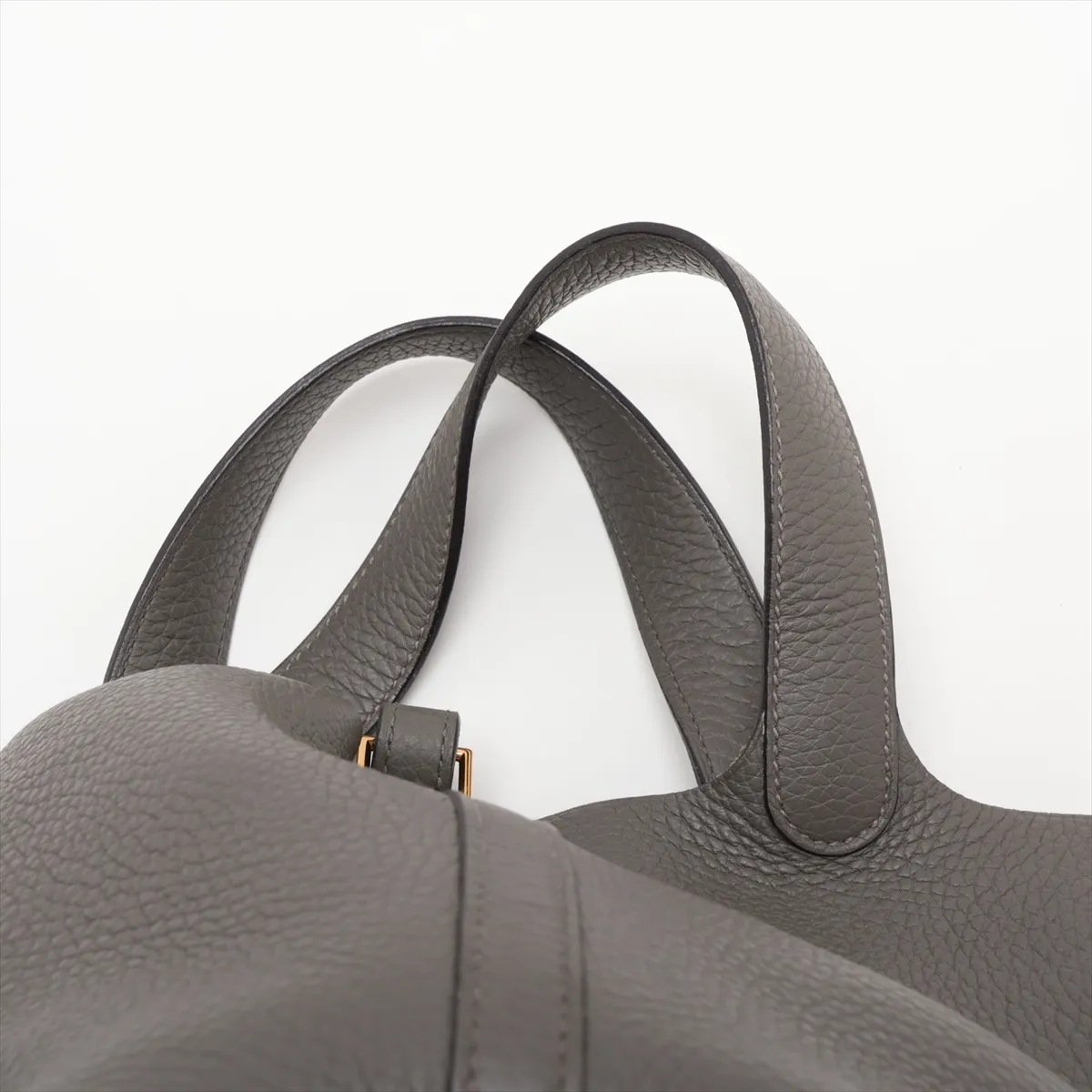 Picotin Lock 18 PM, Taurillon Clemence leather, Grismeyer leather, gold hardware, Z: 2021 — view 6