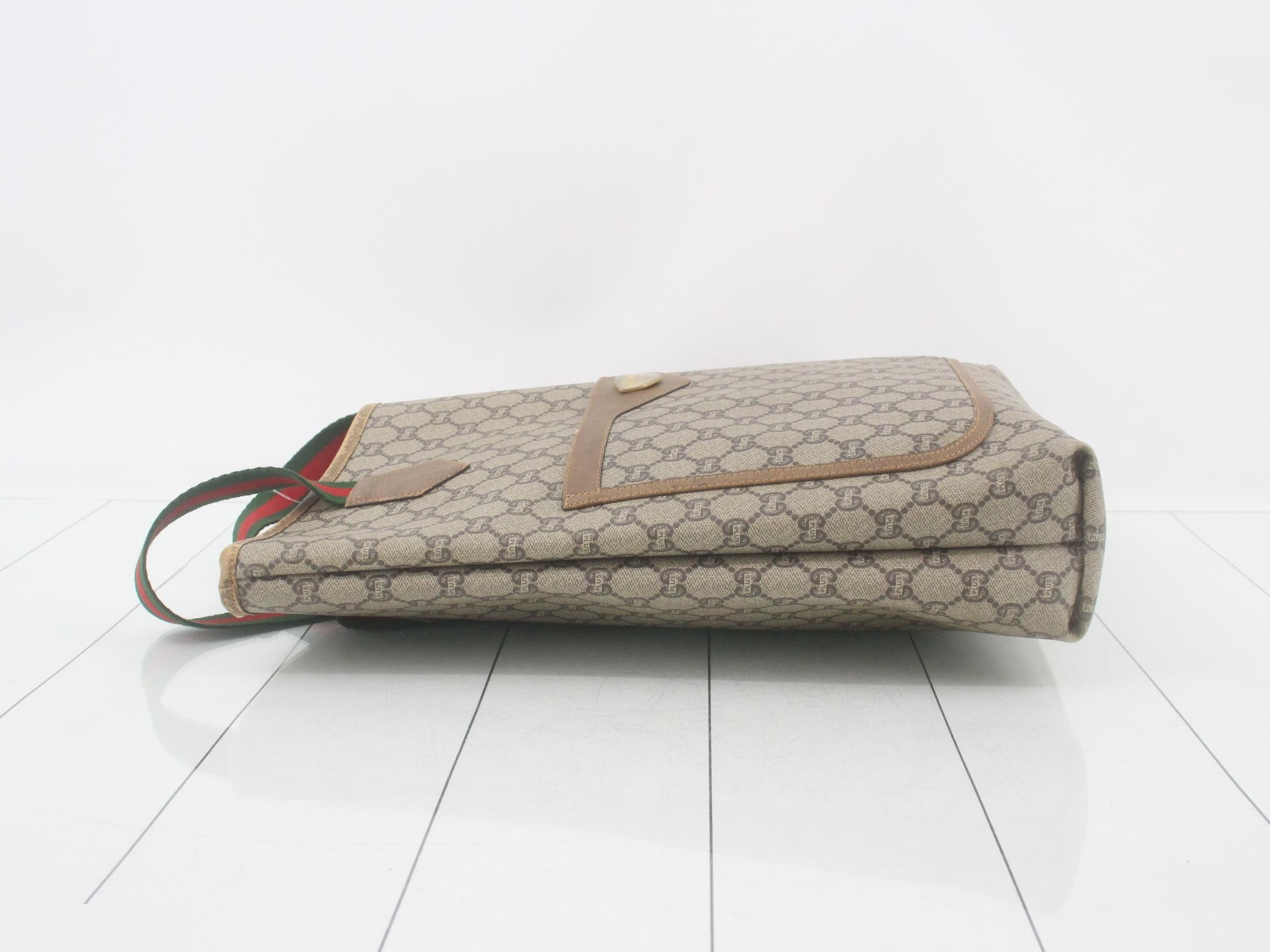 Plus Old Gucci Tote Bag Sherry — view 4