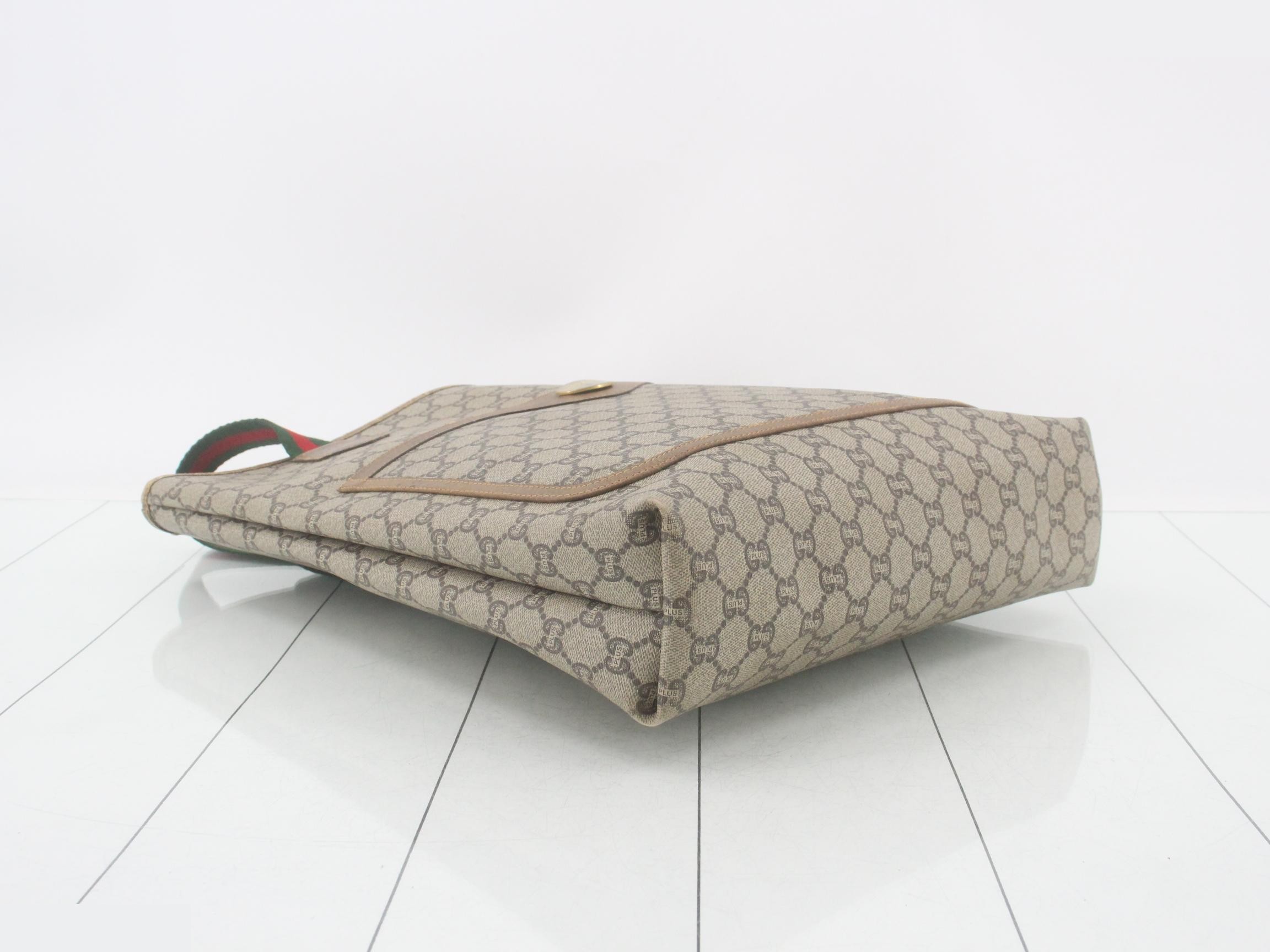 Plus Old Gucci Tote Bag Sherry — view 5