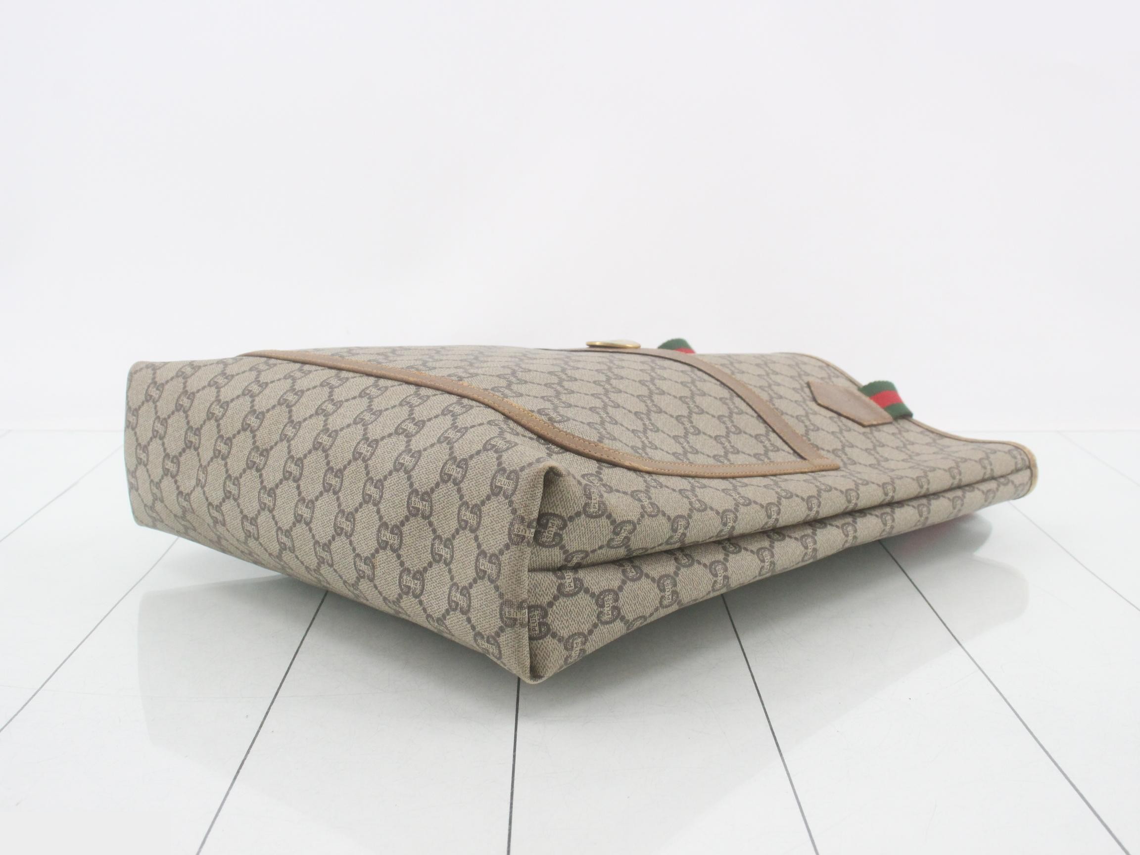 Plus Old Gucci Tote Bag Sherry — view 6