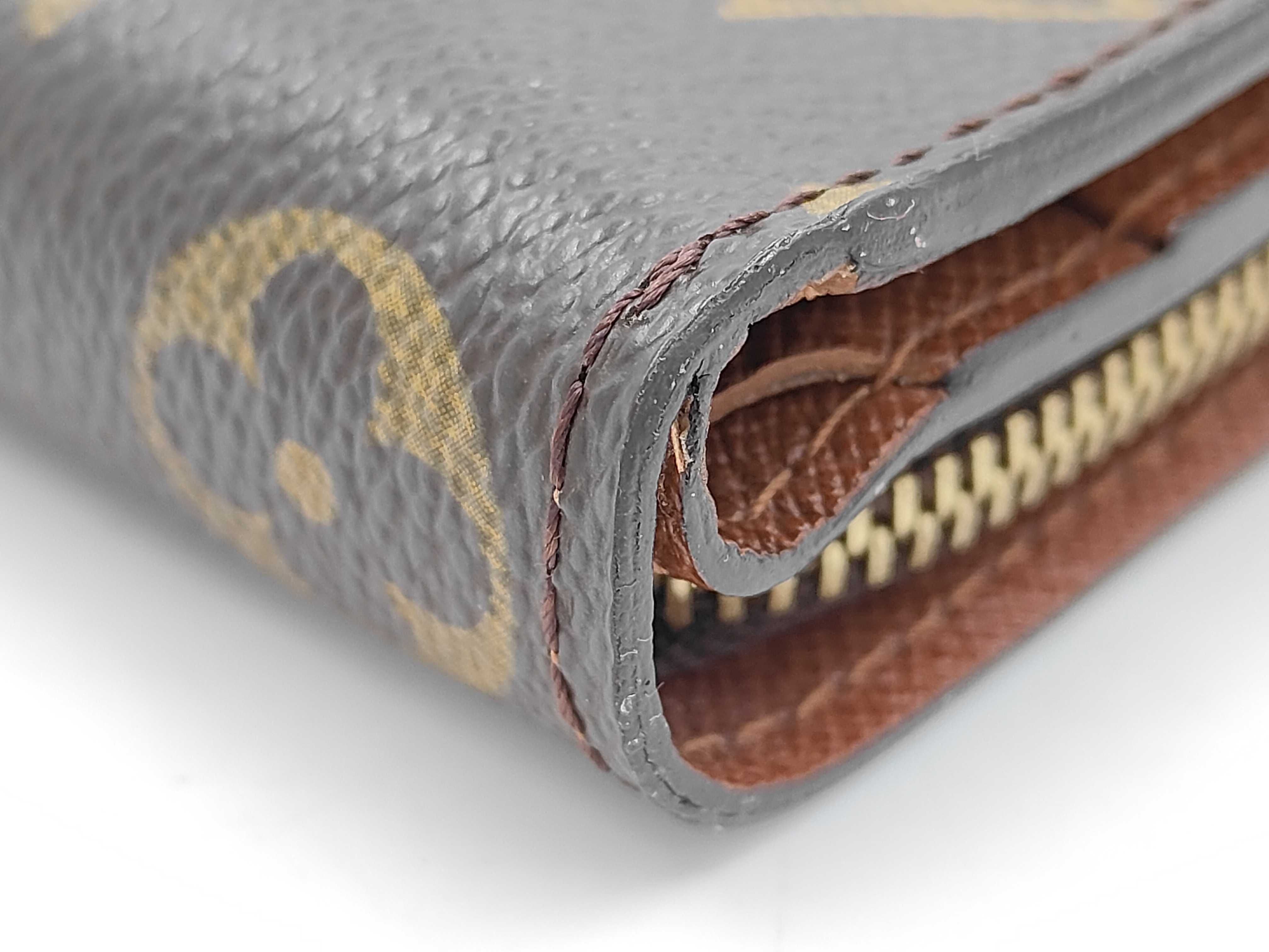 LV Louis Vuitton M61667 Compact Zip Monogram Brown Compact Wallet — view 13