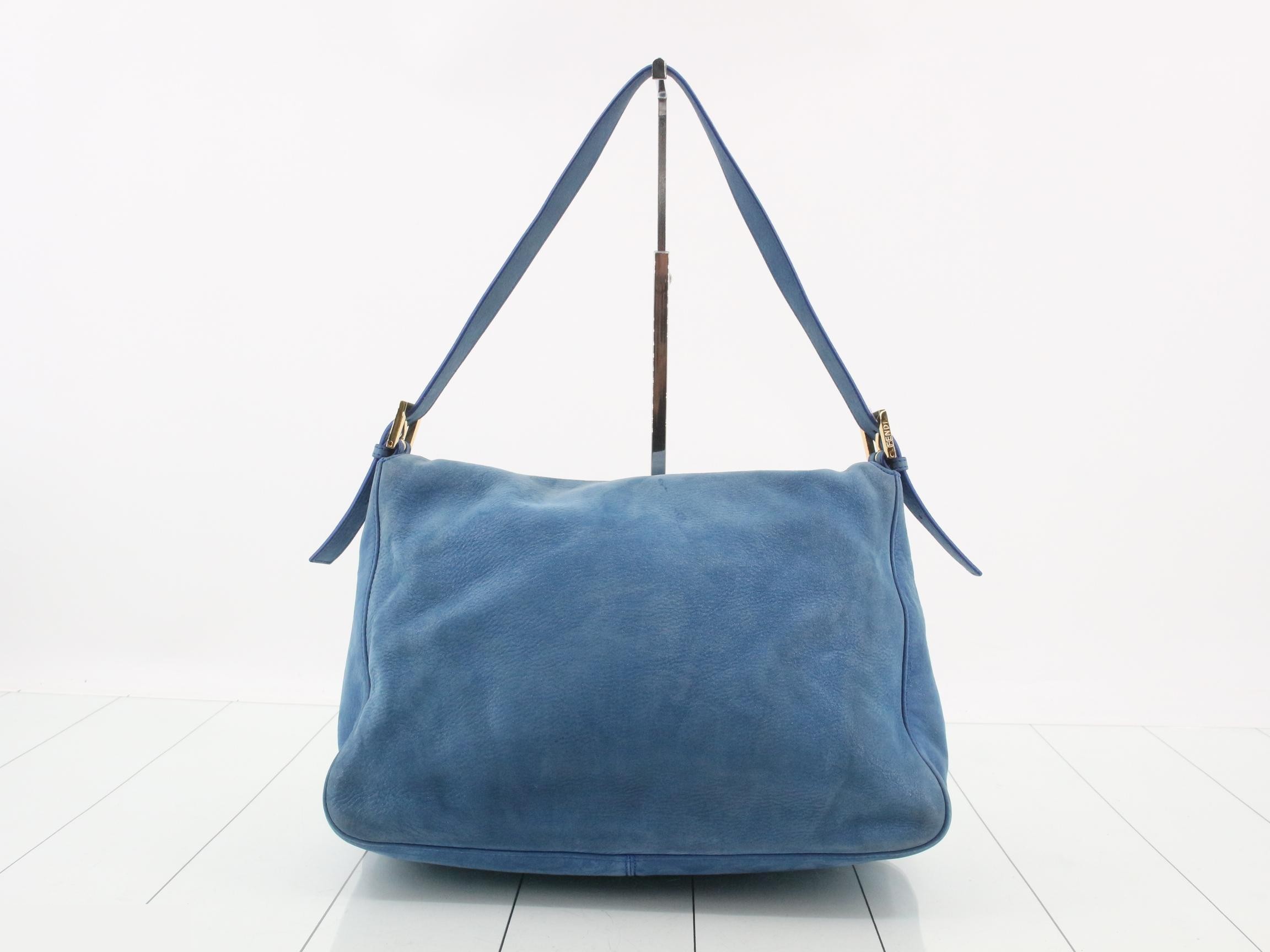 Mamma Baguette semi-shoulder bag, blue — view 2