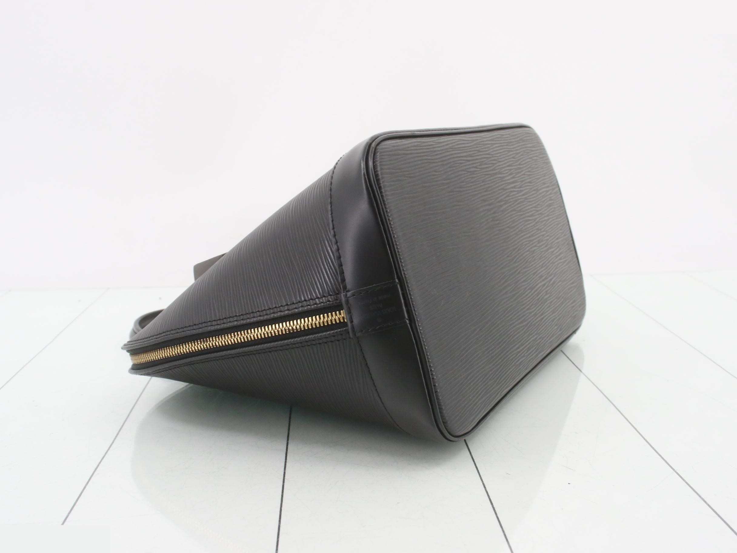 LV Alma Tote Bag, Black, Gold Hardware — view 5