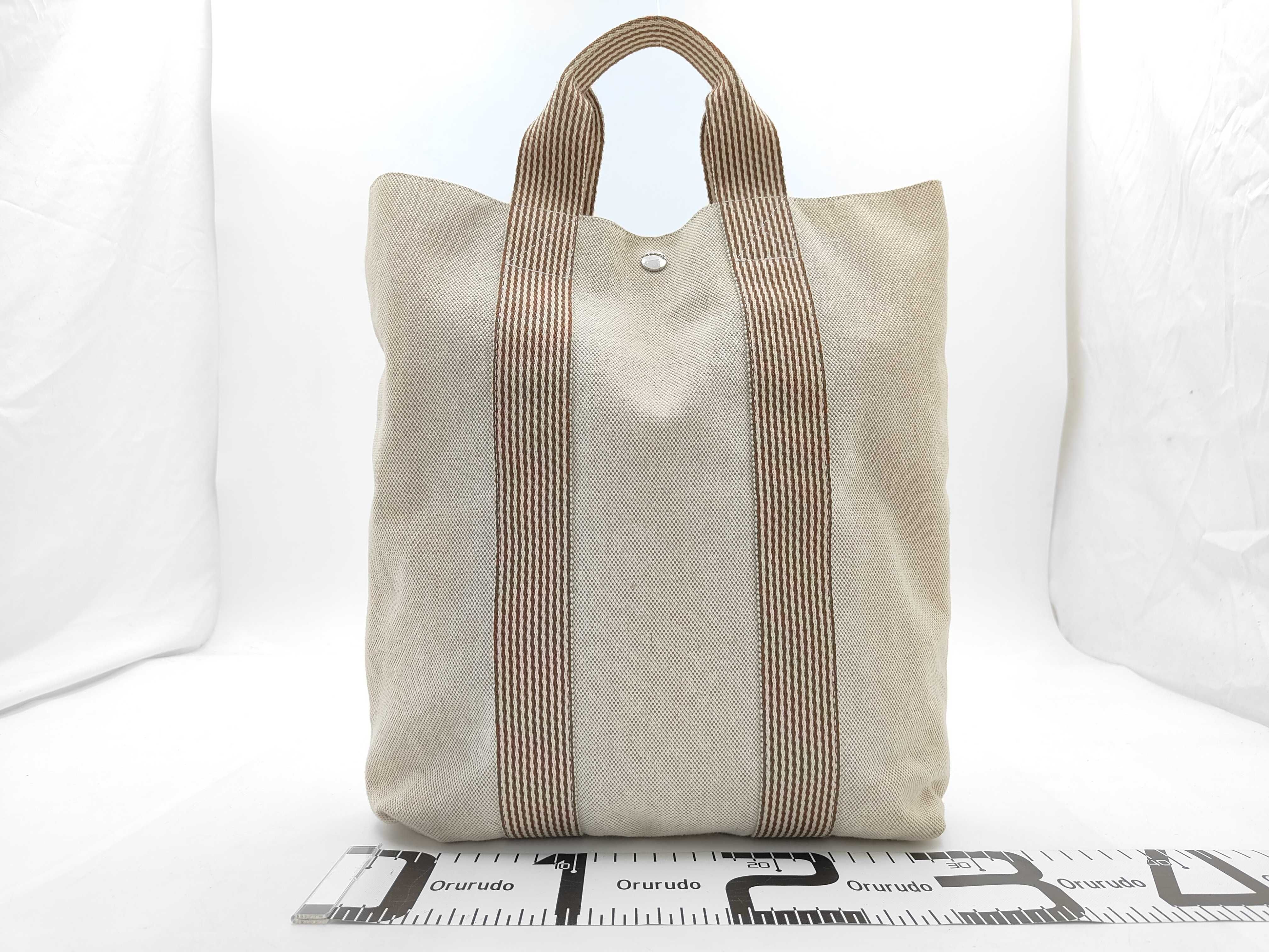 Fourre-Tout Hermes White Tote Bag — view 2
