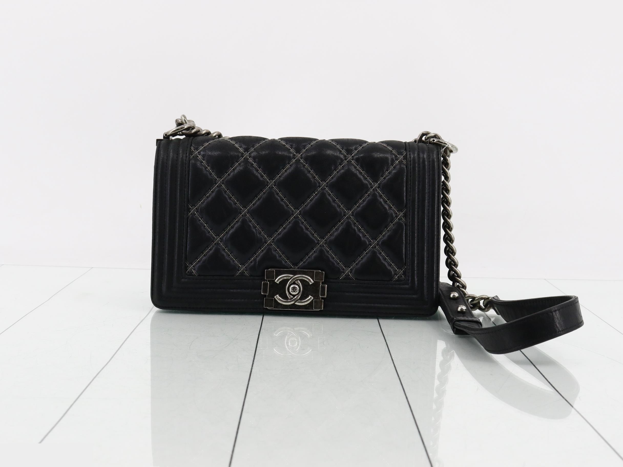 BOY CHANEL Calfskin Shoulder Bag