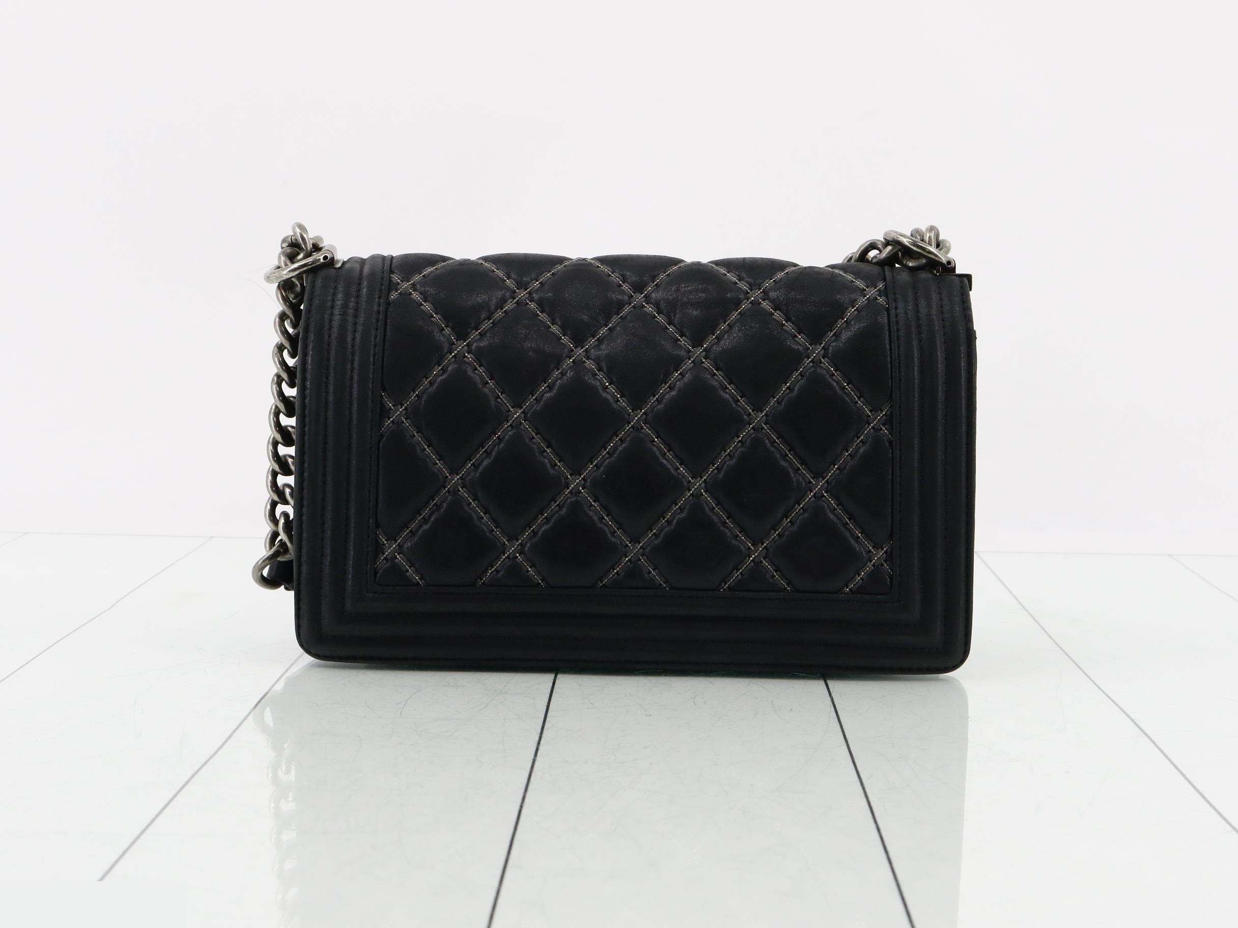 BOY CHANEL Calfskin Shoulder Bag — view 2