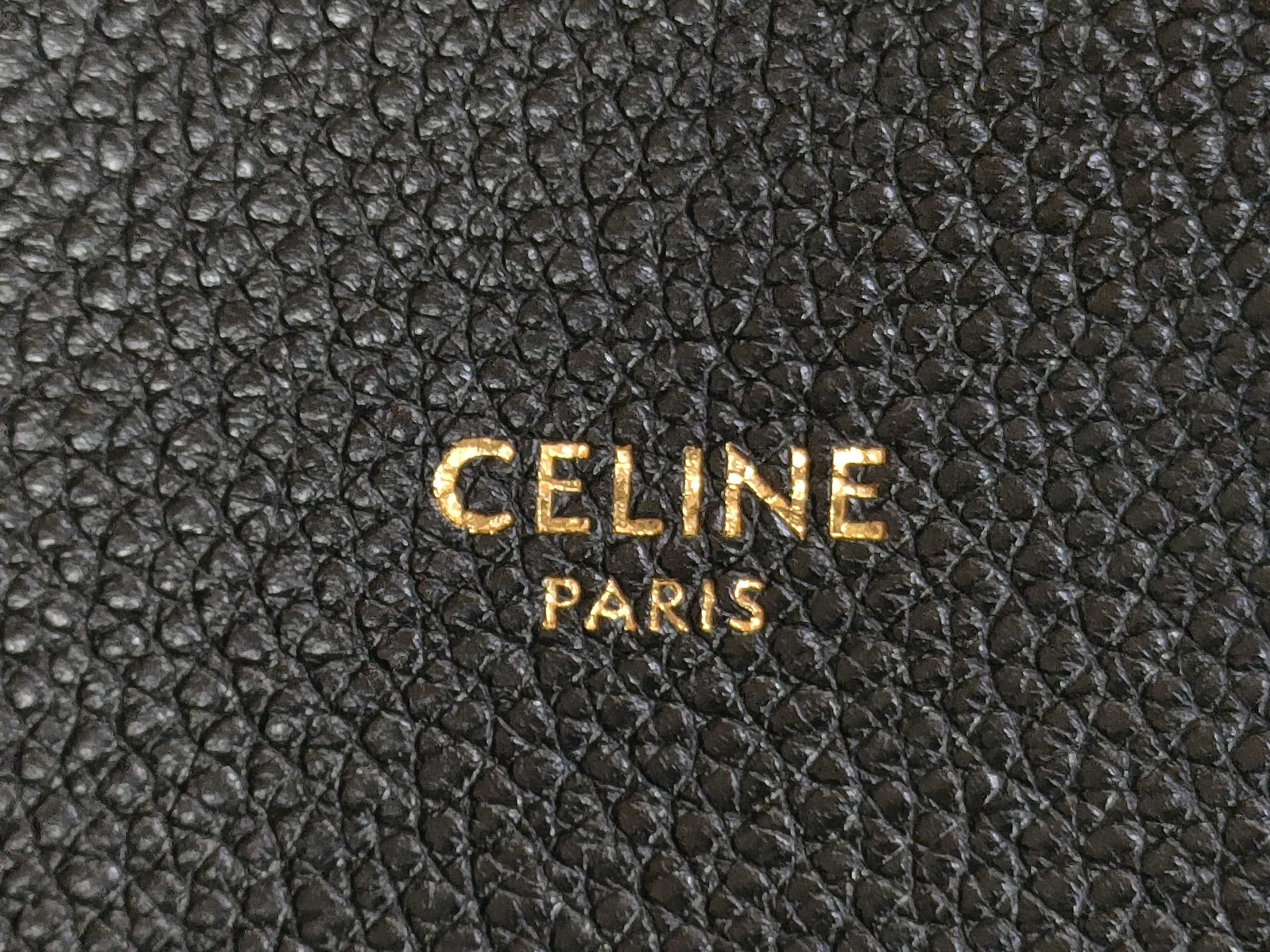 Cabas Phantom Leather Tote Bag, Black Tote Bag — view 11