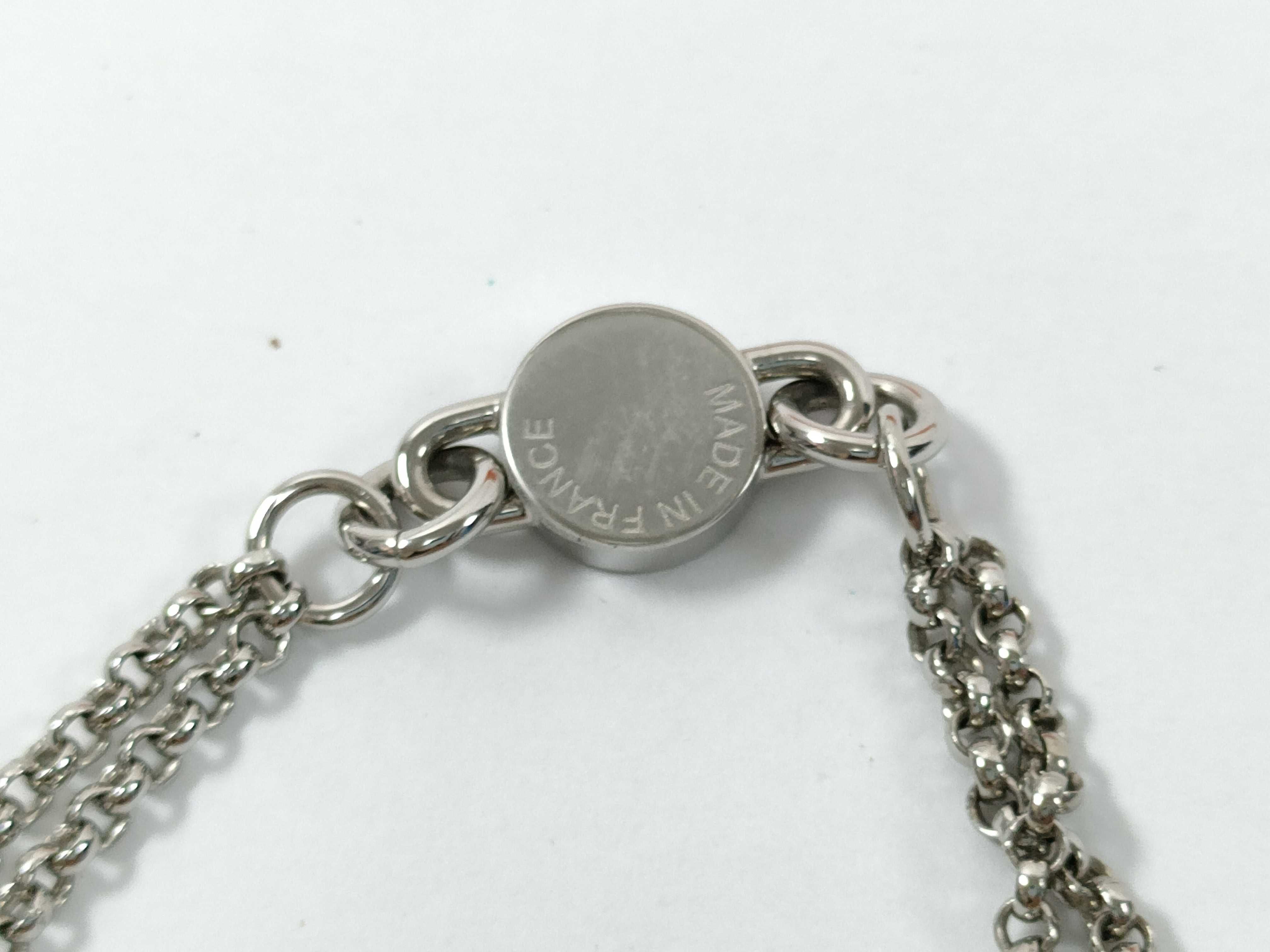 Charniere PM Necklace, Black with Silver Hardware, Unused, Hermes Necklace — view 4