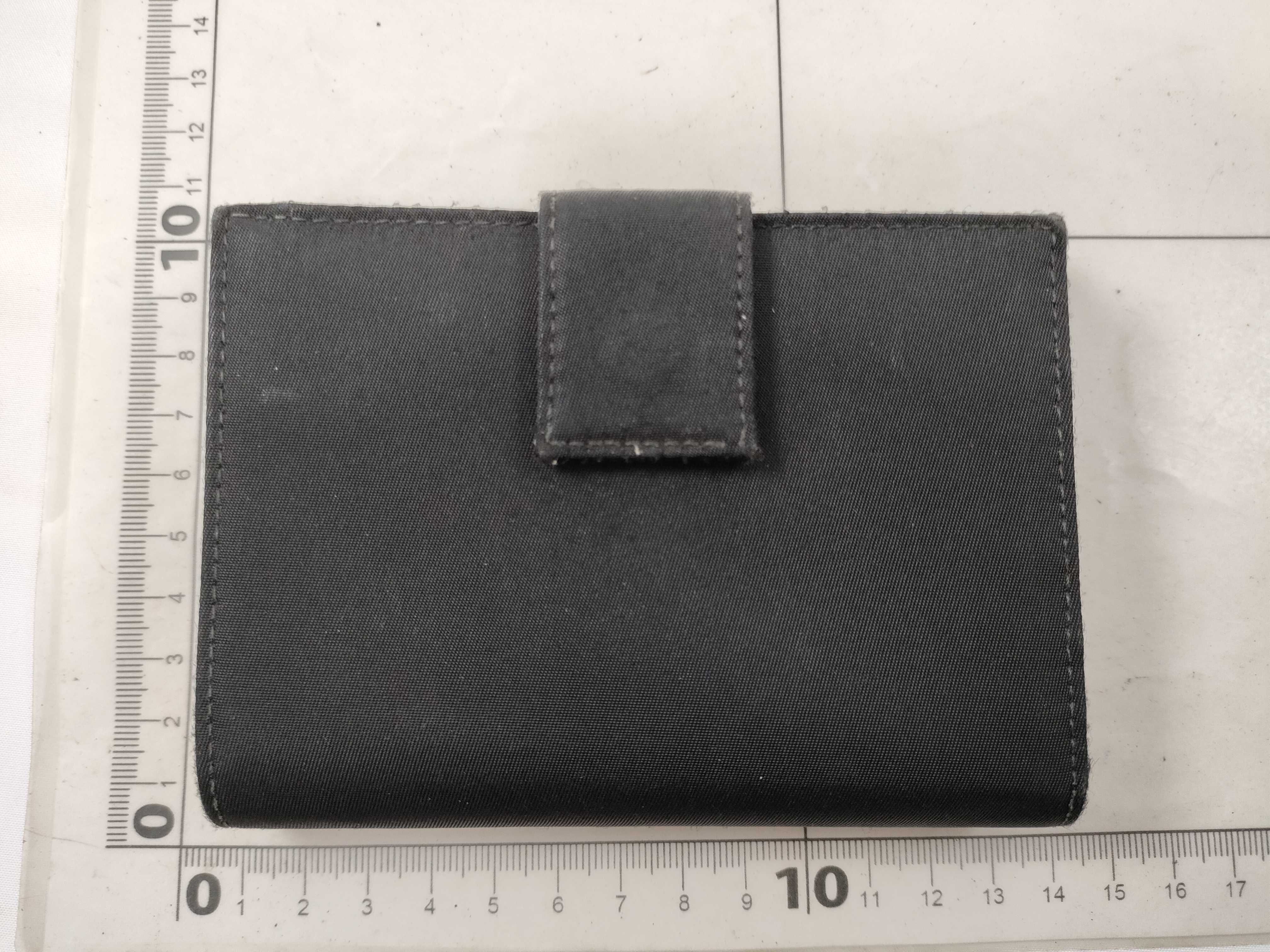 Wallet, Prada Nylon Bi-fold Wallet, Black — view 2