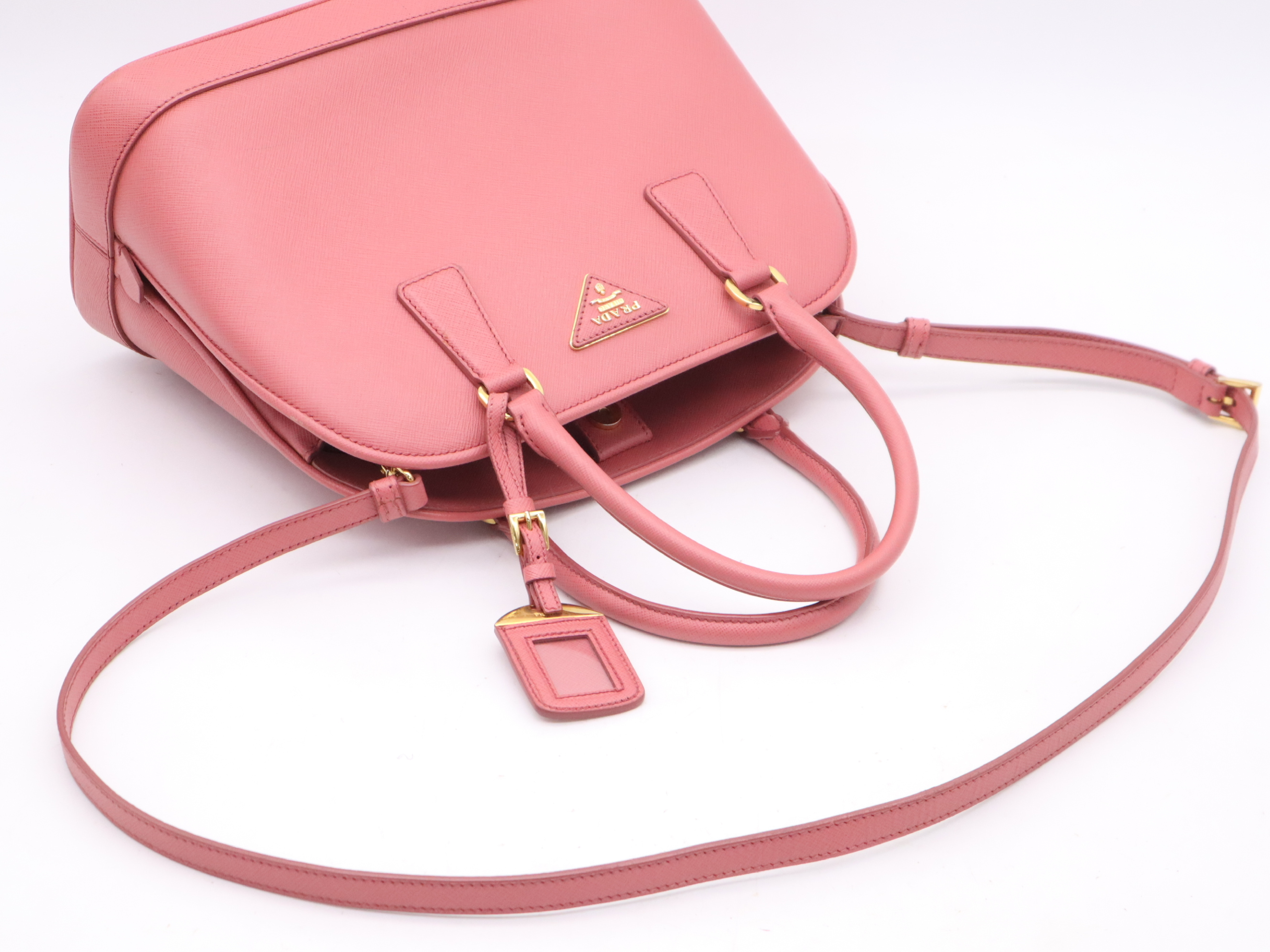 BN2567 2-Way Handbag with Shoulder Strap and Guarantee Card, Pink — view 6