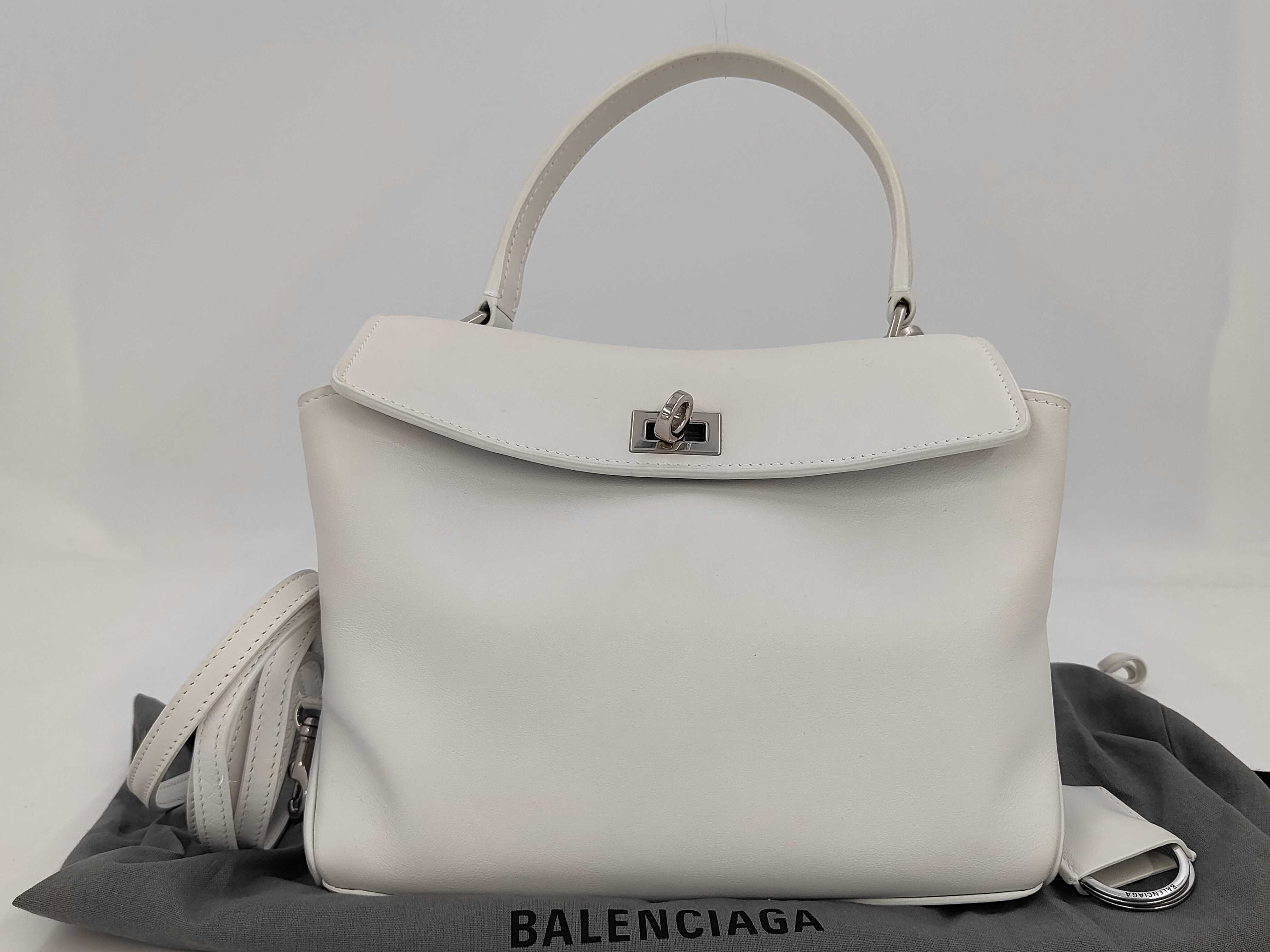 Rodeo Mini 2-Way Shoulder Bag, White, 795456 (Handbag)